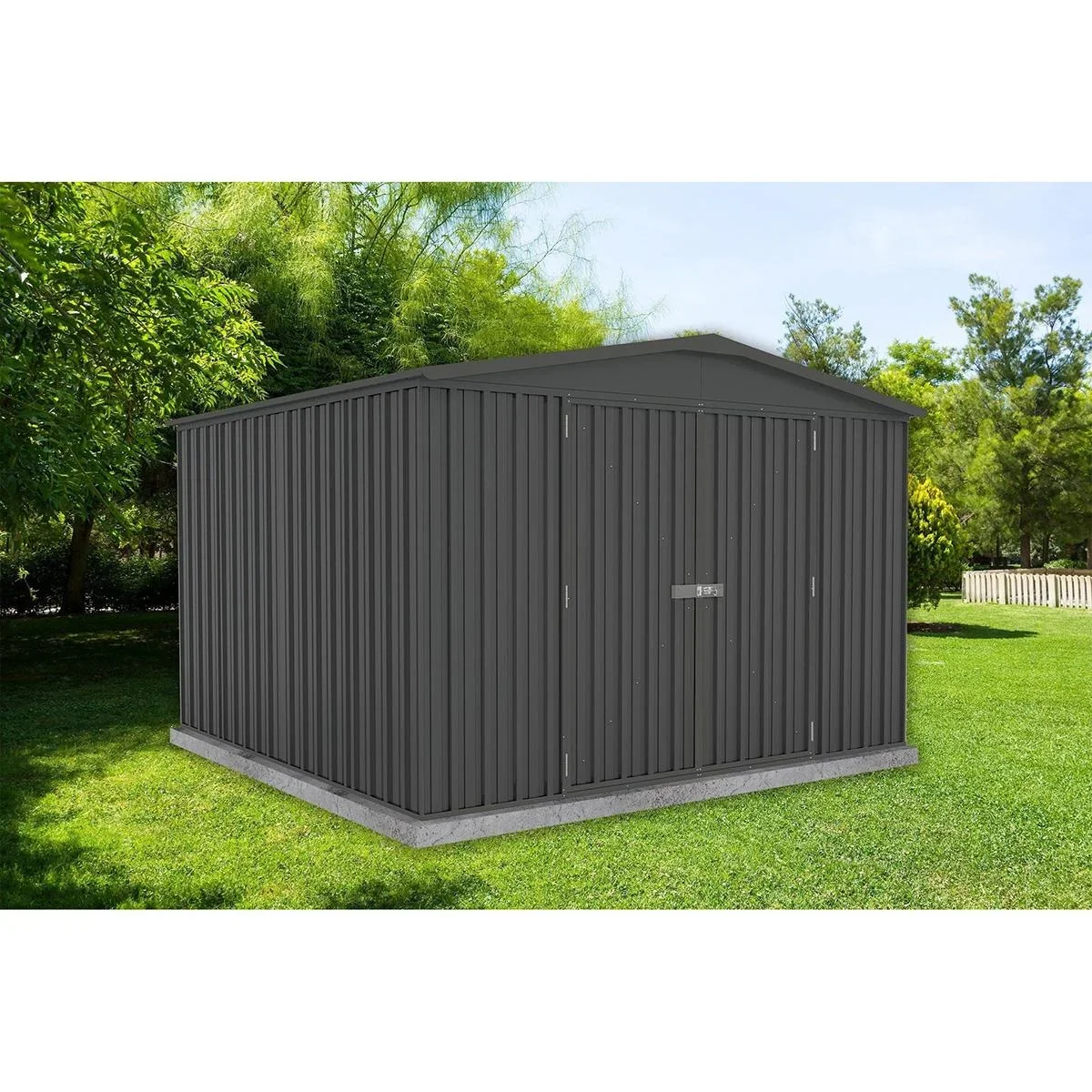 Absco Regent MB30292RK Metallschuppen - 300x292x206 cm - 1