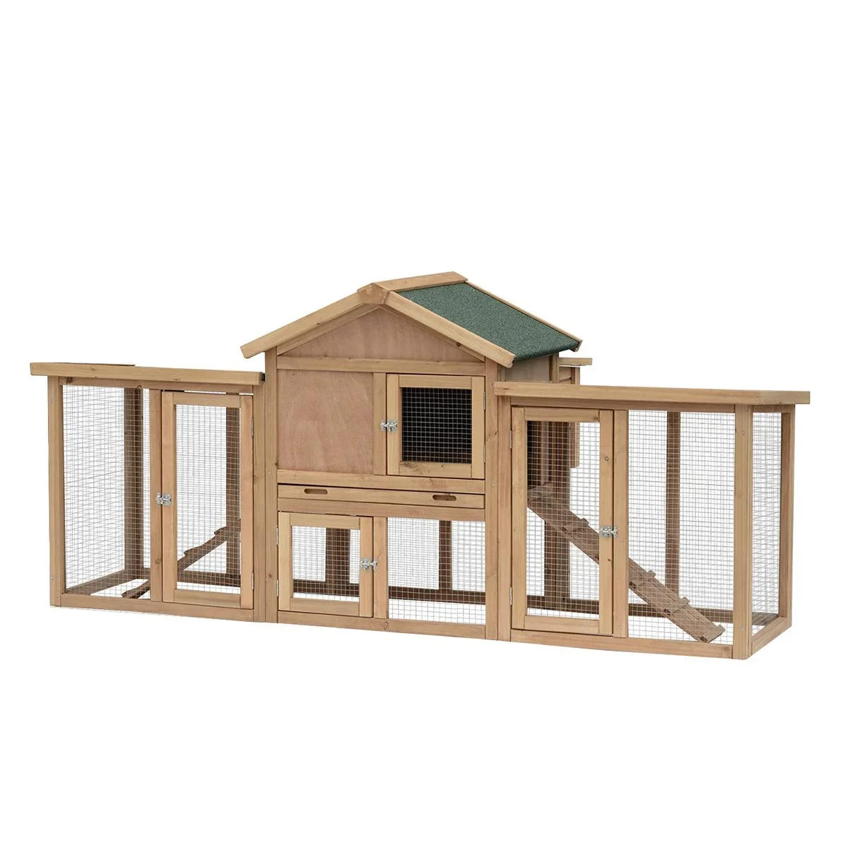 Freilaufgehege Hühnerstall Holz - 0