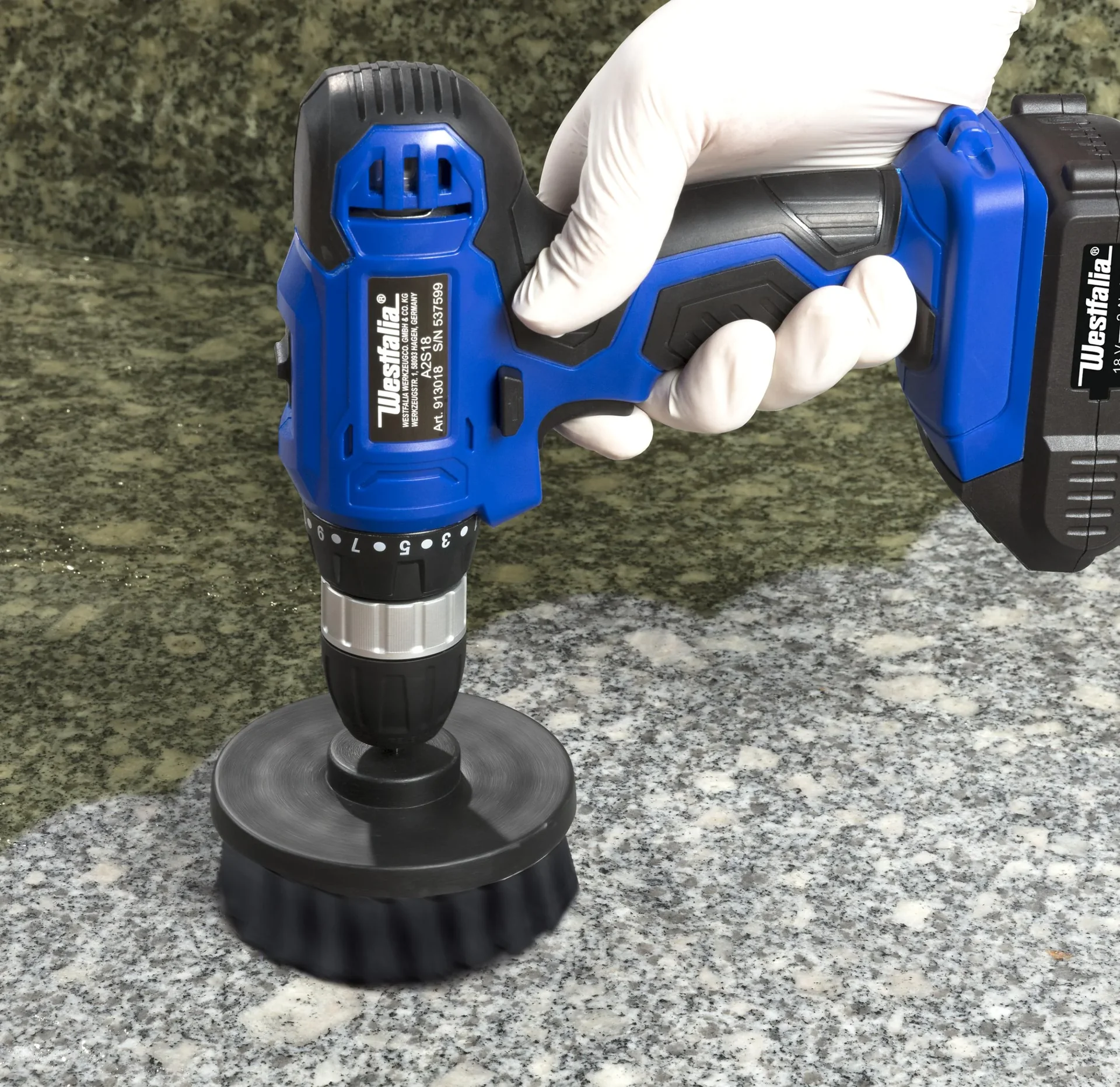 Reinigungsbürsten-Set für Akkuschrauber 3-teilig - 8