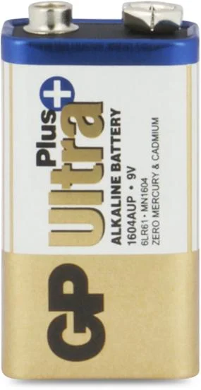 ULTRA PLUS 9V Block Alkaline Batterie - 1 Stück - 3