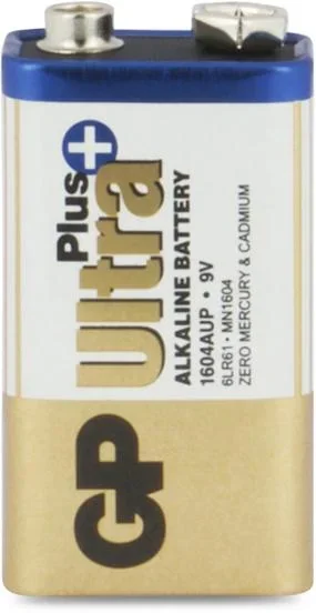 ULTRA PLUS 9V Block Alkaline Batterie - 1 Stück - 3