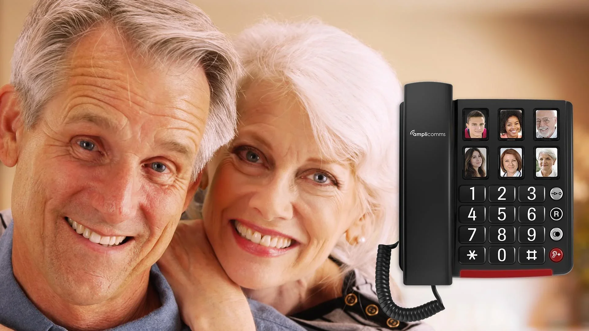 Großtastentelefon mit 6 Bildwahltasten - 2