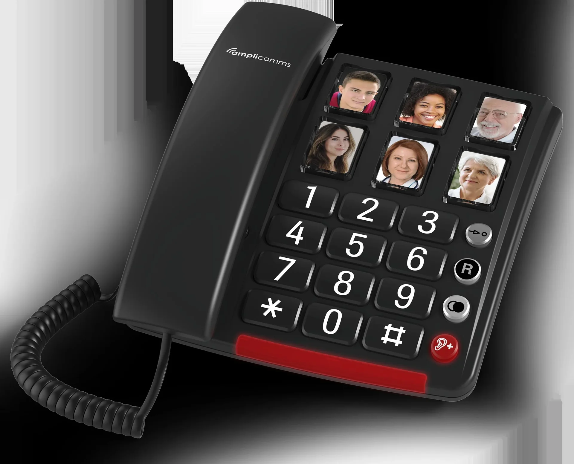 Großtastentelefon mit 6 Bildwahltasten - 3