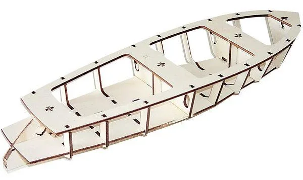 Baukasten Mincio Sportboot mit Motor - 0