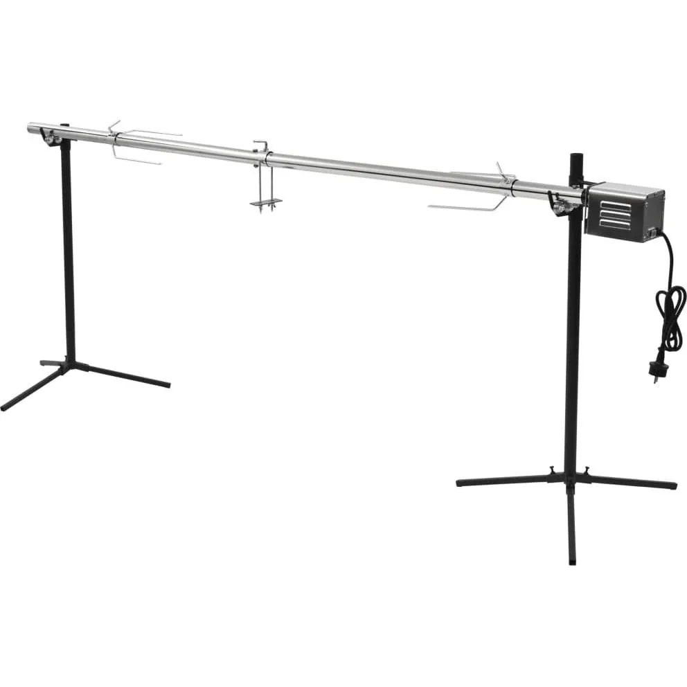 Automatischer Grill mit Motor 207x45x81 cm aus Edelstahl - 0