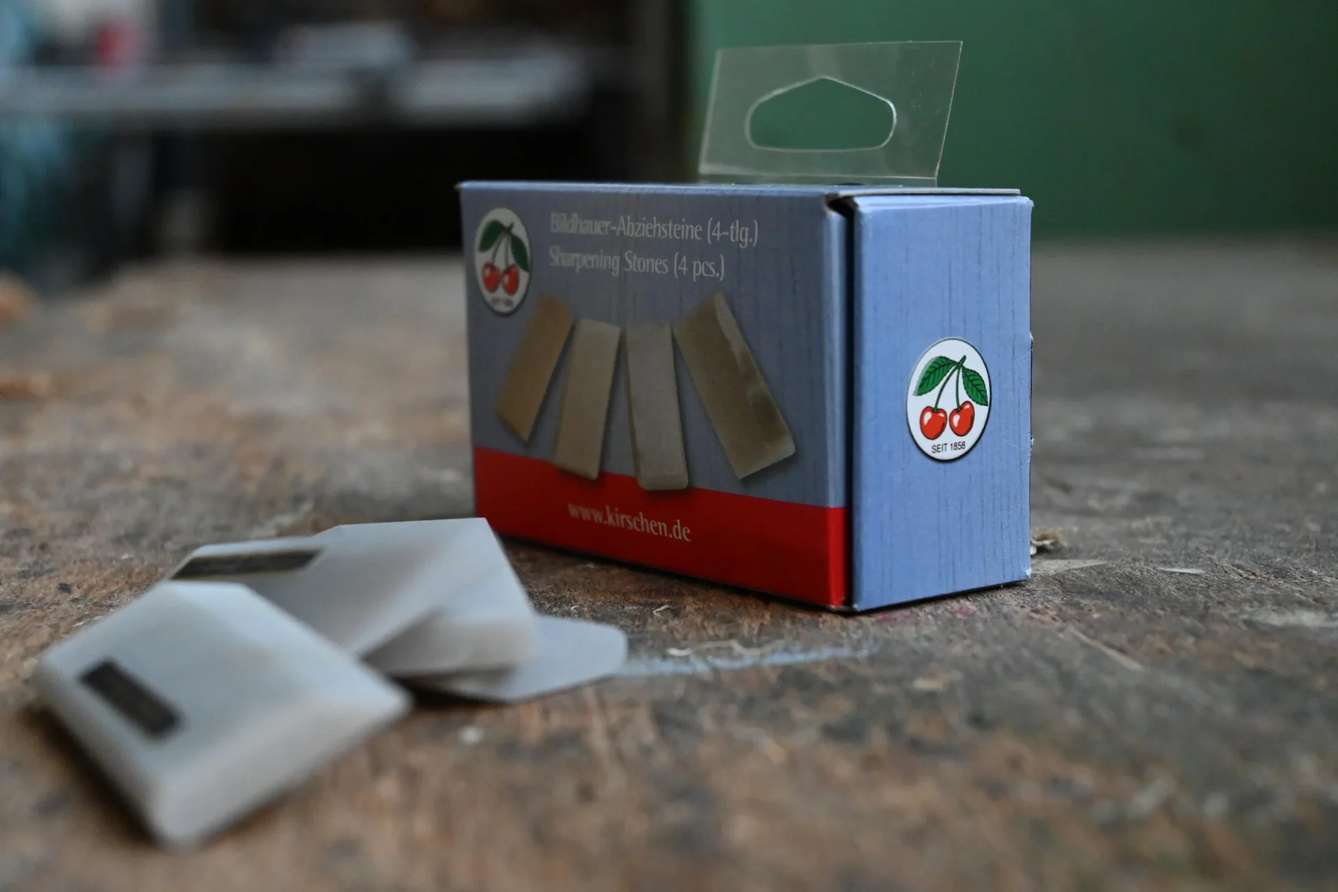 Abziehsteine für Schnitzwerkzeuge 4-teilig - 1