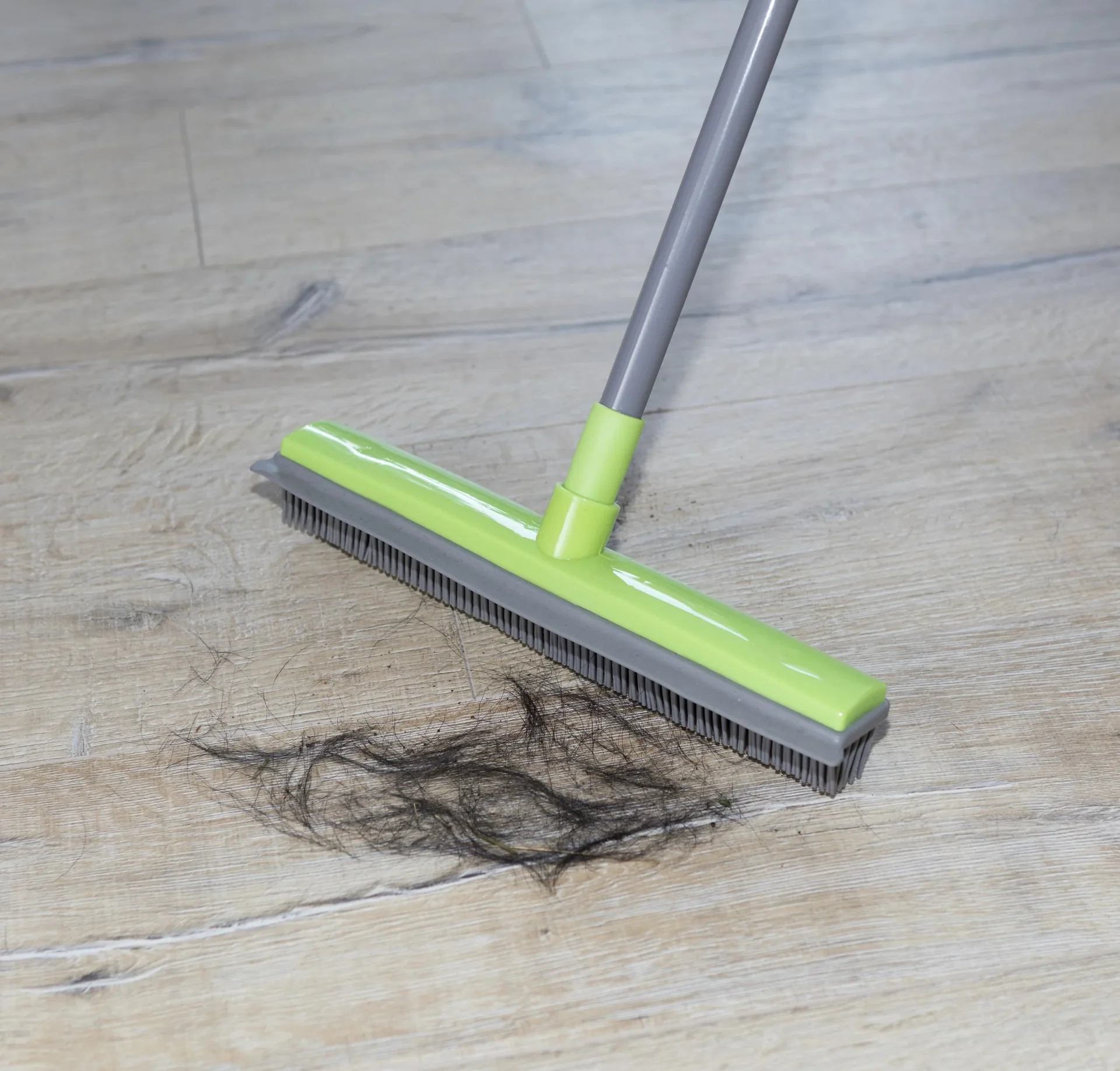 Gummibesen Set, 3teilig - farblich sortiert, Wischbesen + GRATIS Kehrschaufel - 1