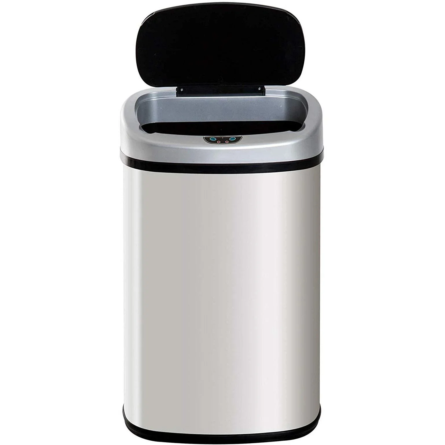 Mülleimer Automatik mit Infrarotsensor 58L Silber - 3