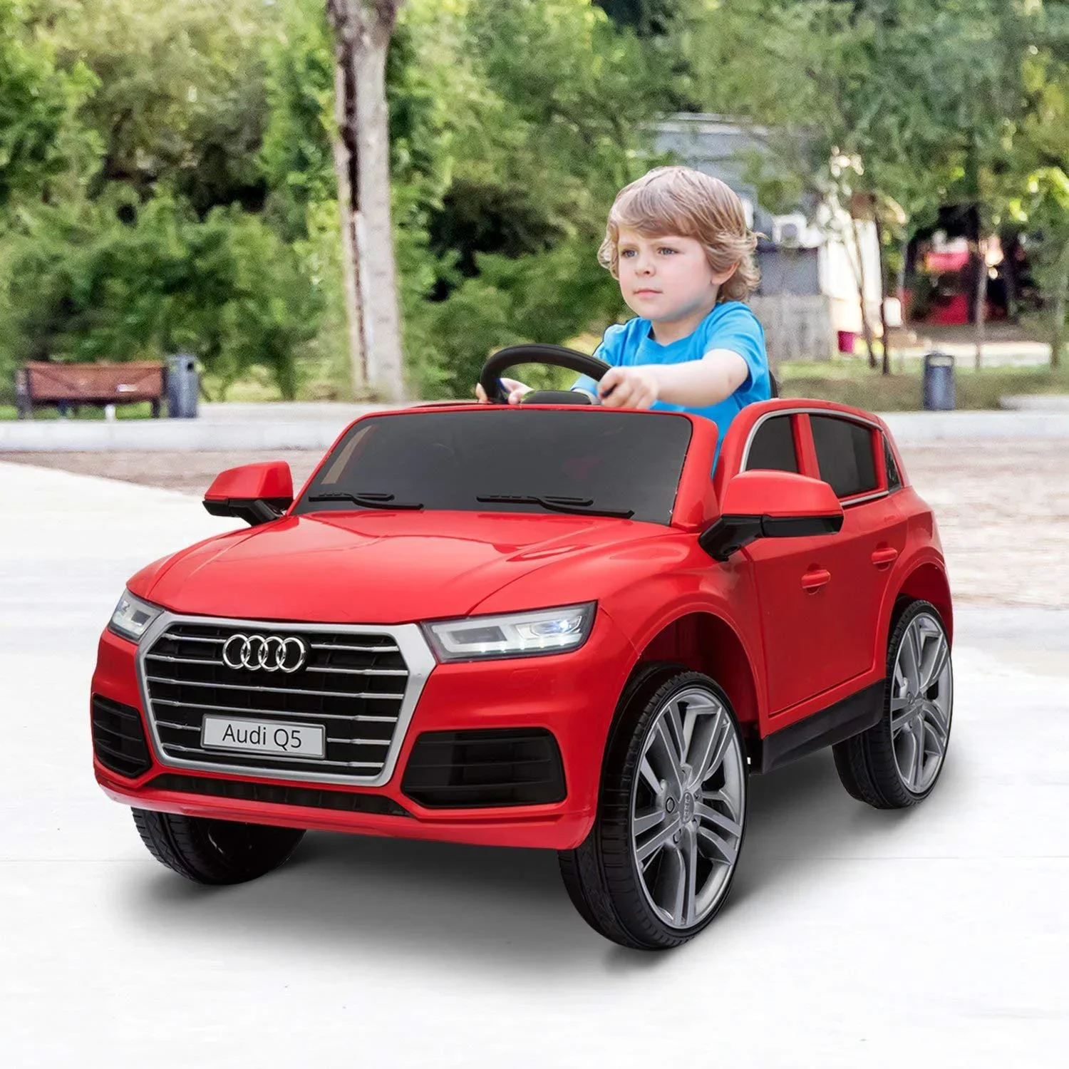 Audi Q5 Kinderauto mit Fernbedienung - 0