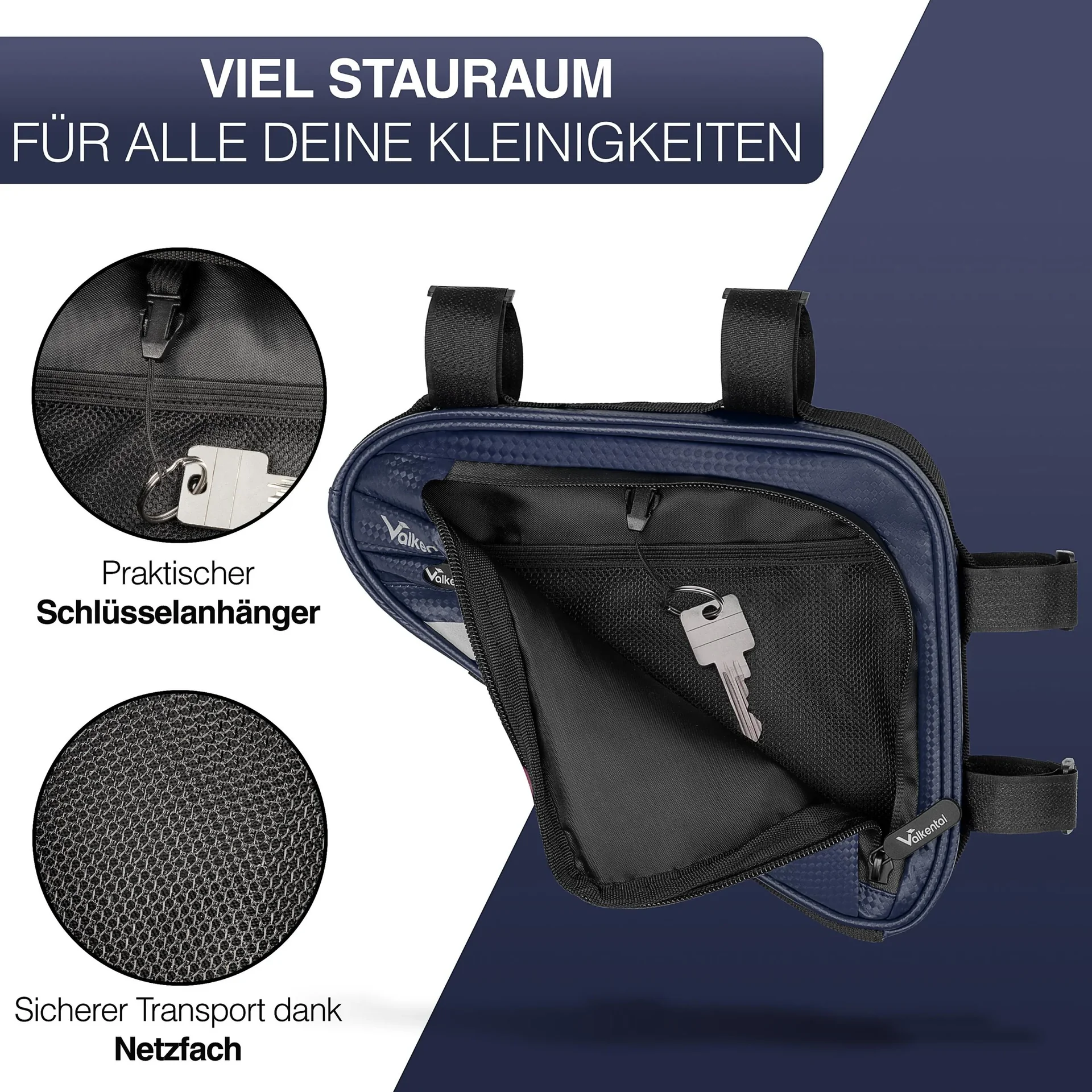 Triangle Bag, Blau - 0