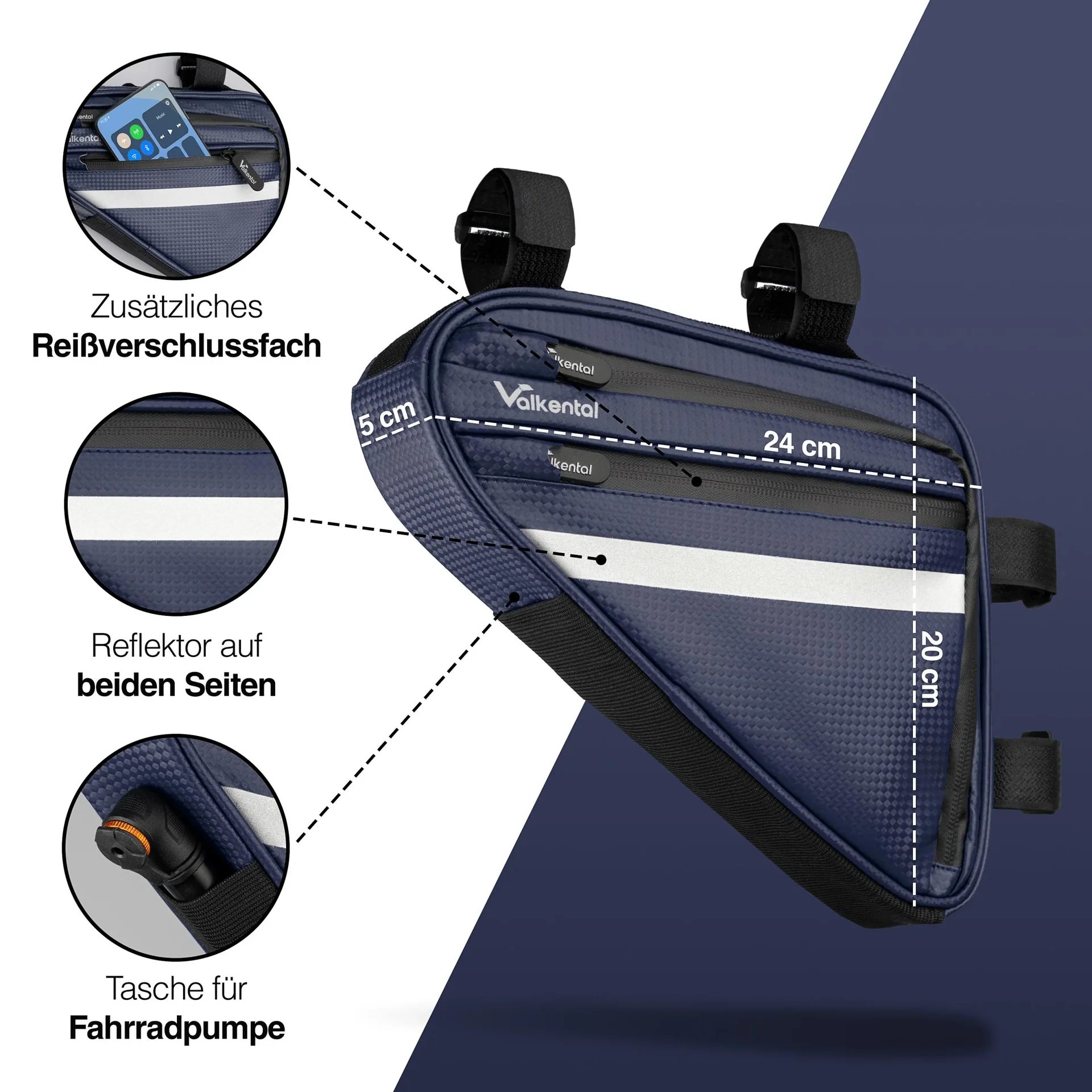 Triangle Bag, Blau - 1