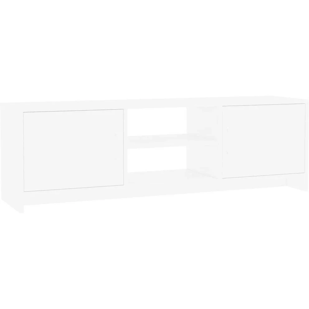 TV-Schrank 120x30x37,5 cm Spanplatte weiß - 2