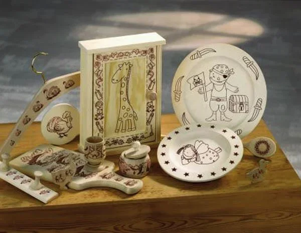 Brandmalkolben mit 9 Brennspitzen, 230 Volt/ 50 Hz (Nennleistung 30 Watt) - 0