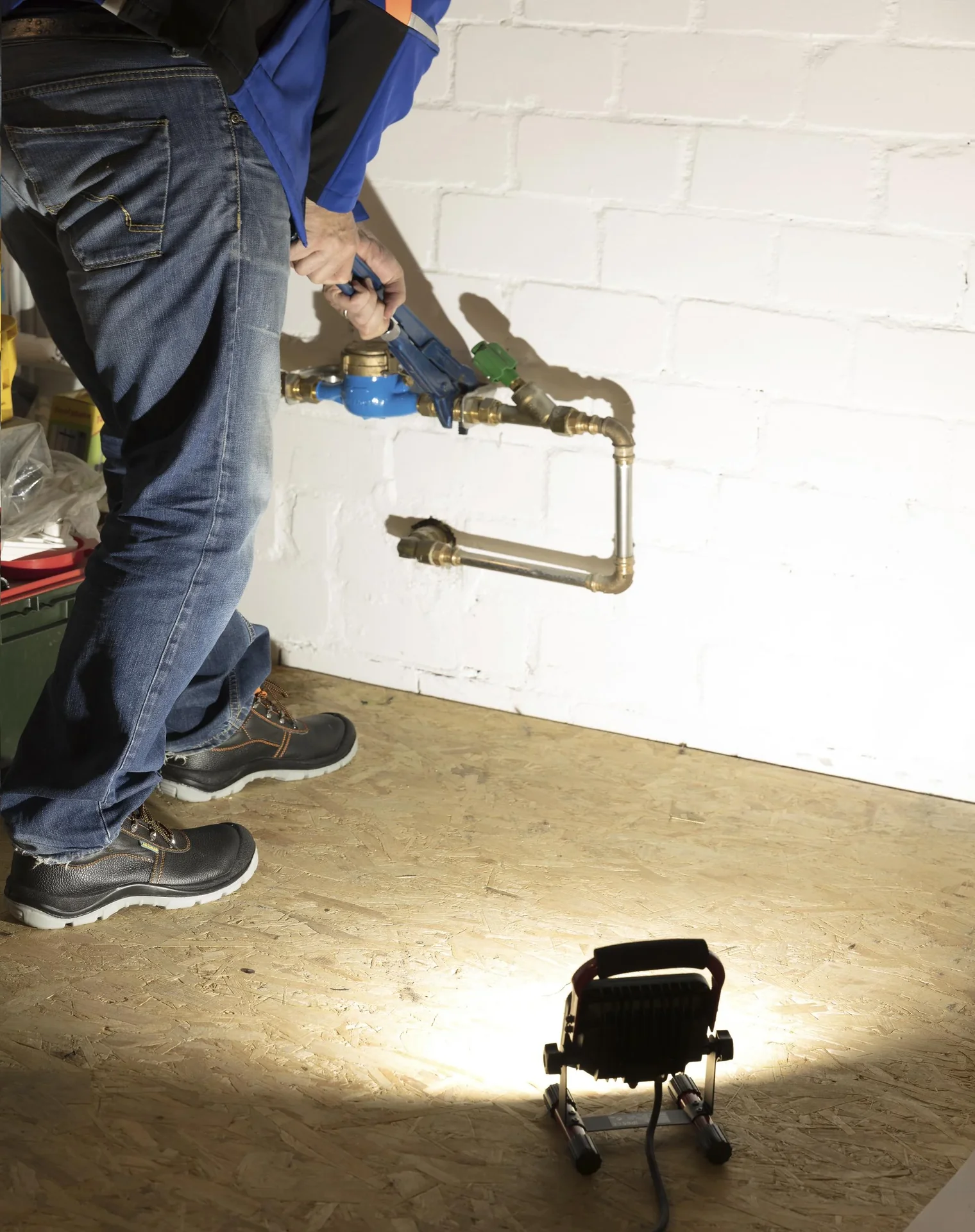 LED Baustrahler, 1800 Lumen, 22 Watt, 5000K, 2m Zuleitung - 9