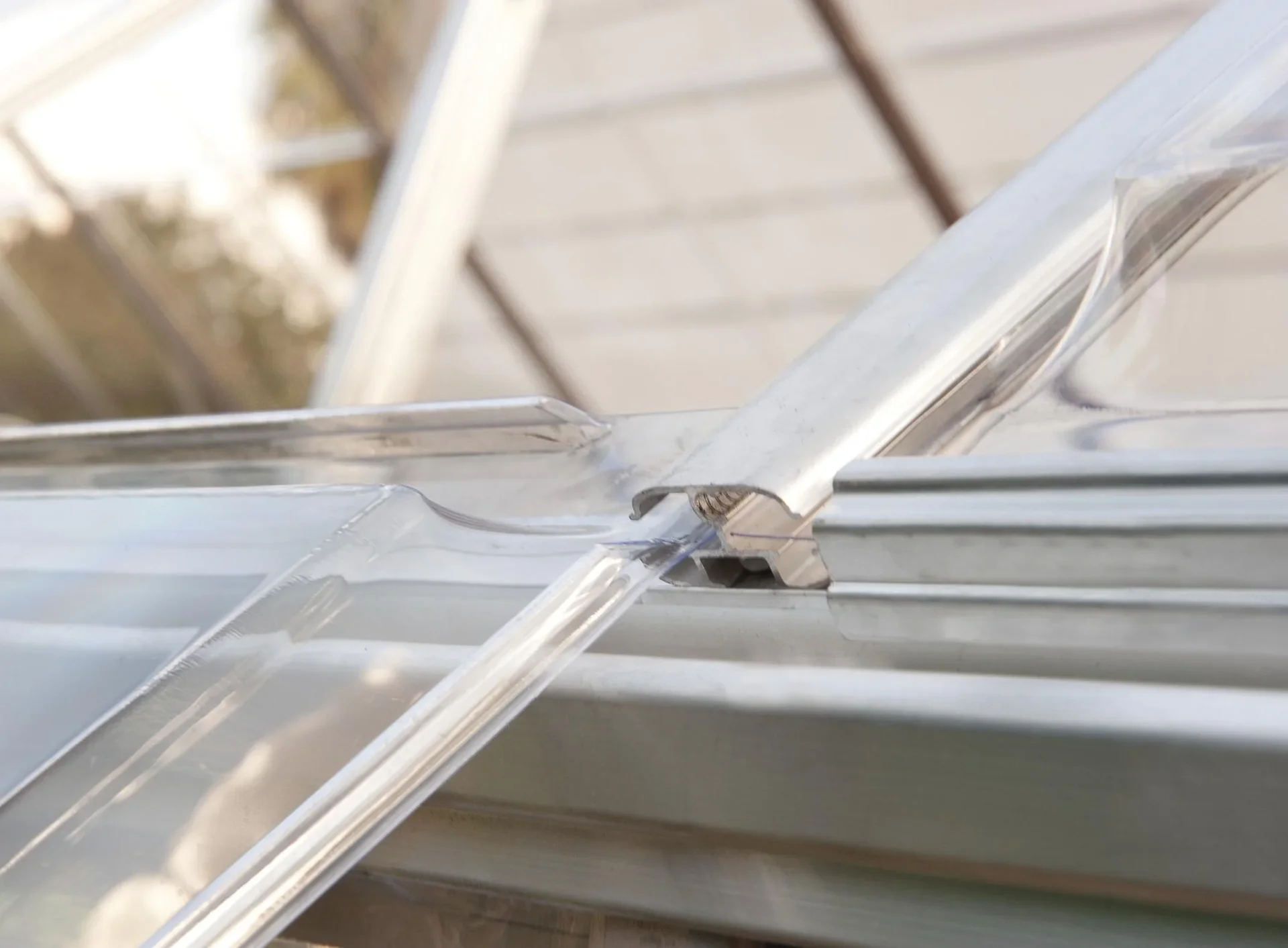 Gewächshaus „Harmony“, Aluminium, Silberfarben, 306 x 185 x 208 cm - 0