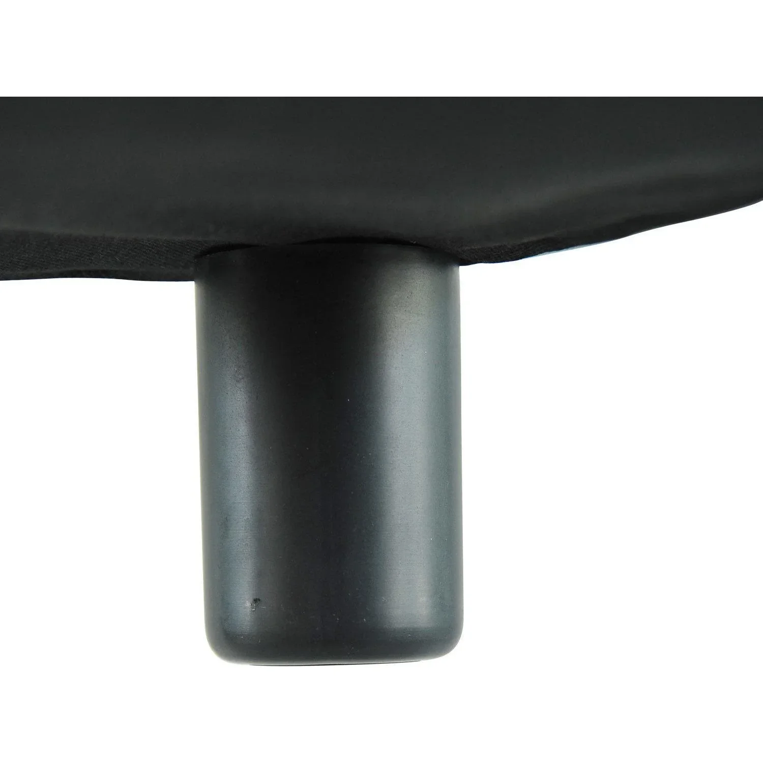 Fußhocker Sitzbank aus Kunstleder schwarz - 3