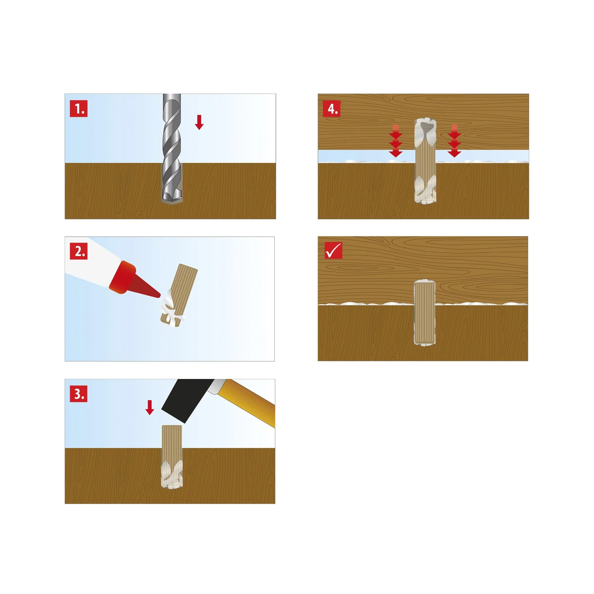 Holzdübel Sortiment, 190-teilig - 2