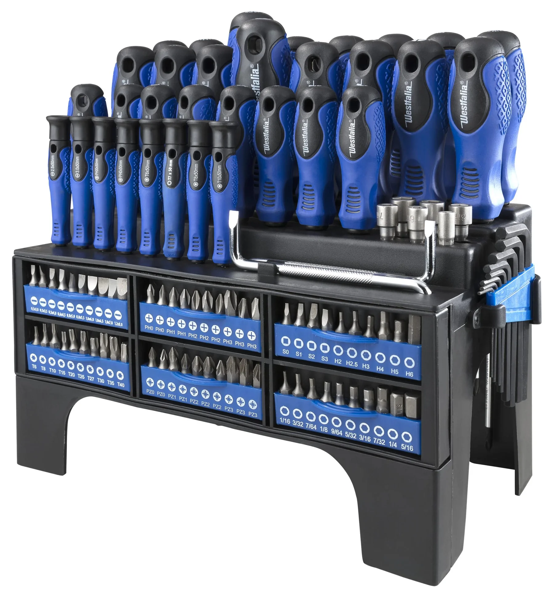Schraubendreher-und Bit-Satz mit Halterung 109-teilig - 5