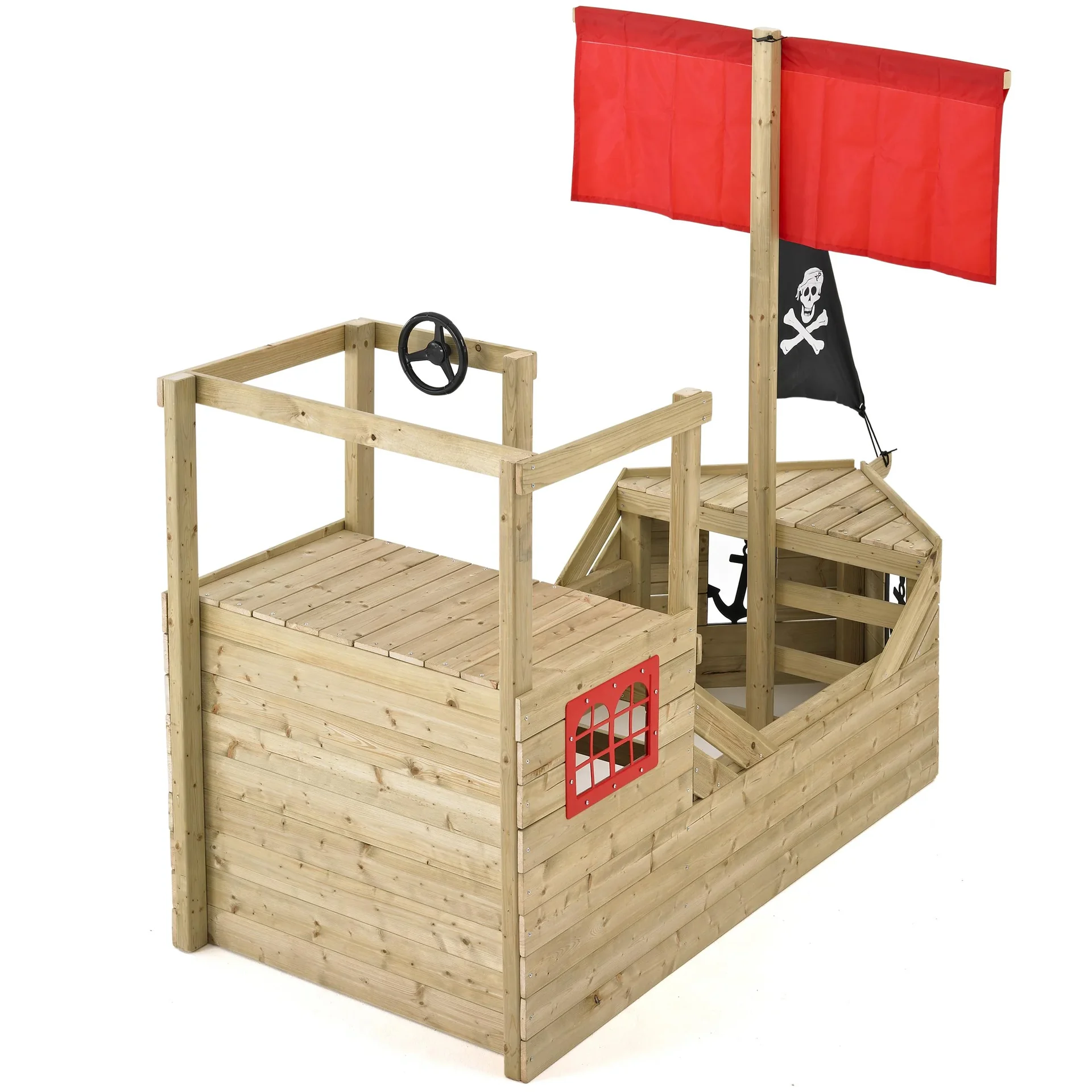 Holz Piratenschiff Spielplatz Galleon - 1
