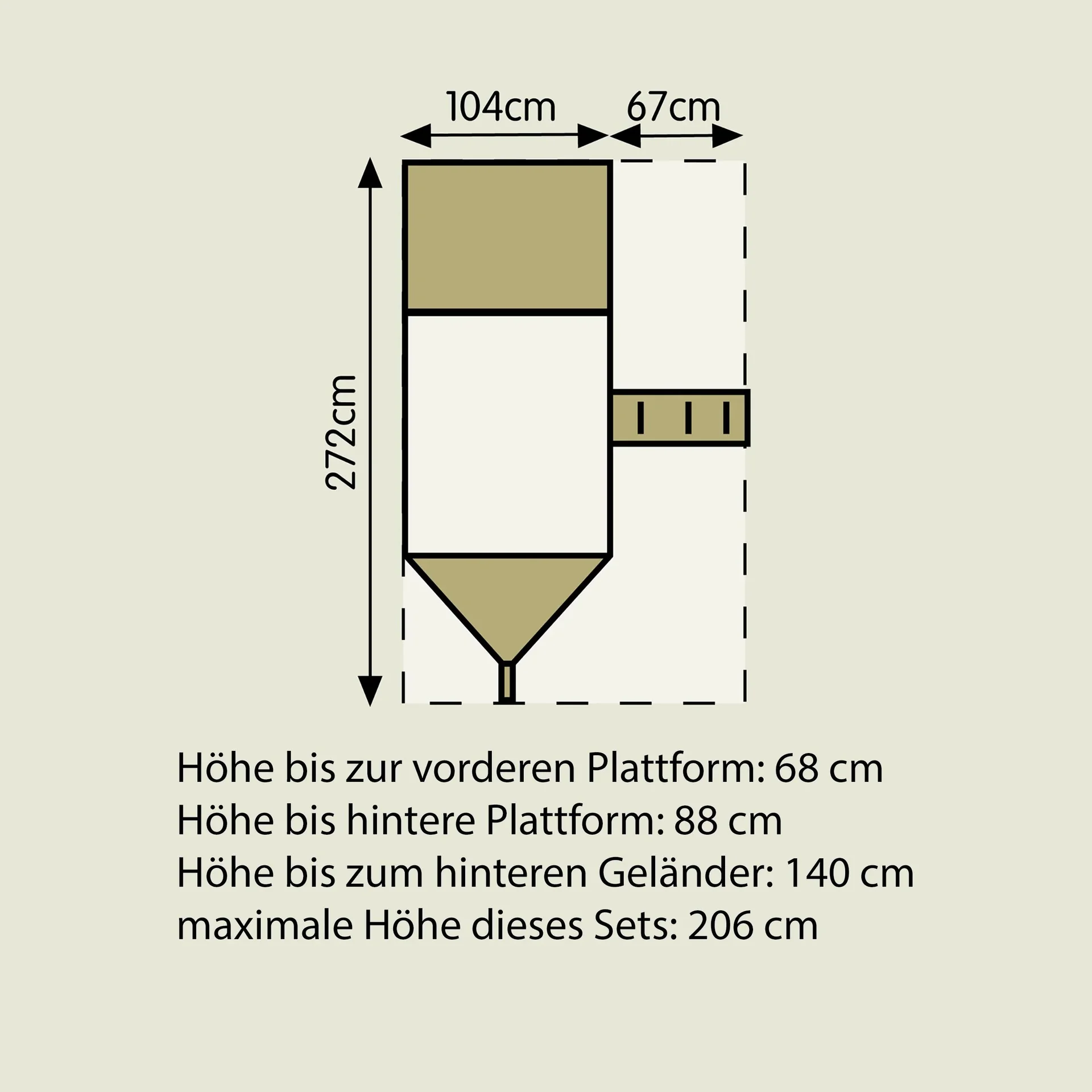 Holz Piratenschiff Spielplatz Galleon - 3
