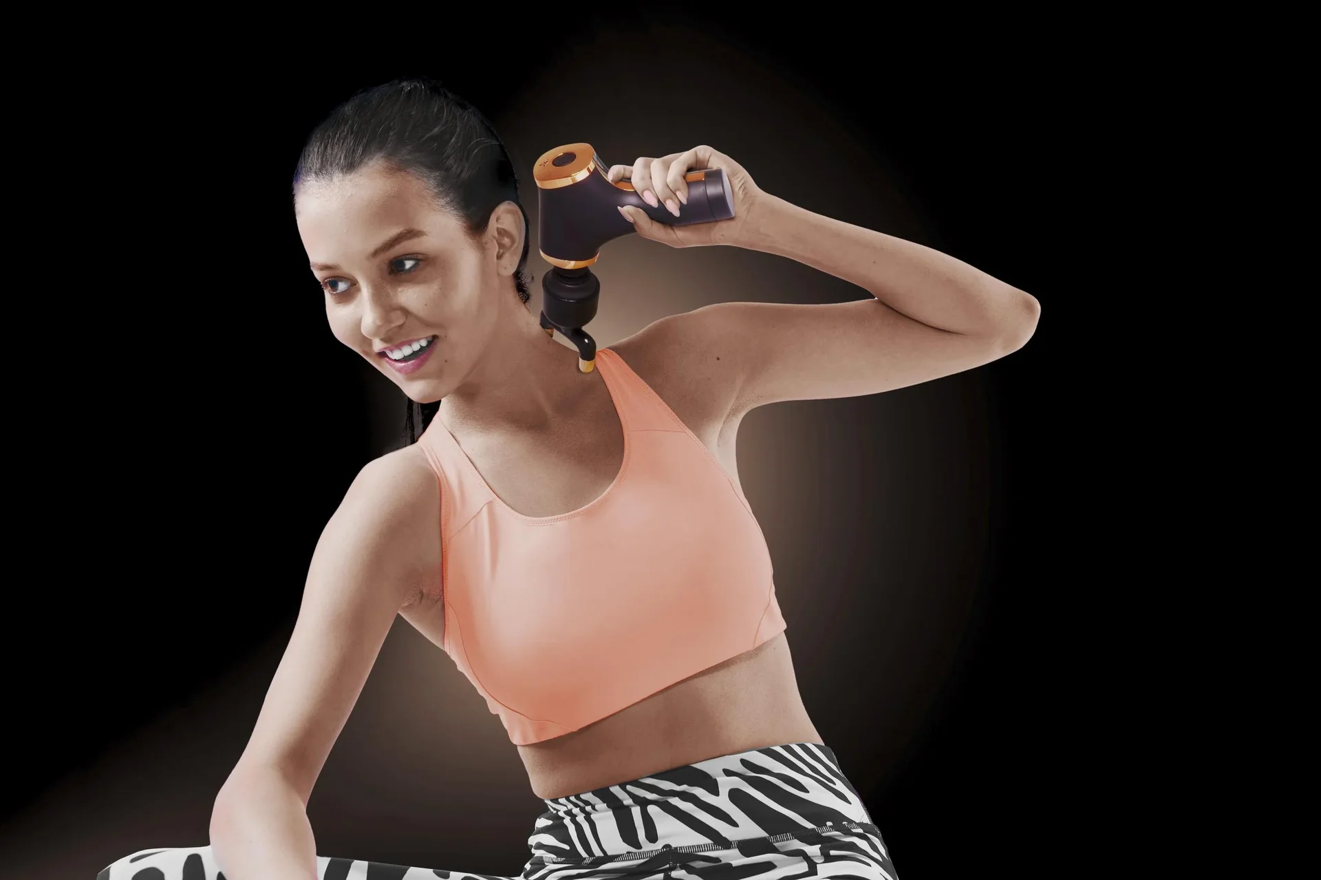 Massage Gun, roségold / schwarz - 3