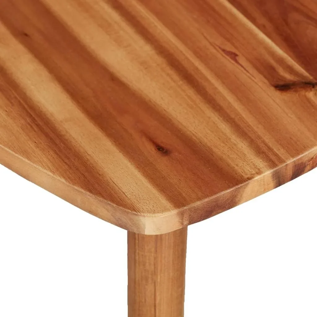 2 Stück Tisch Akazienholz massiv - 0