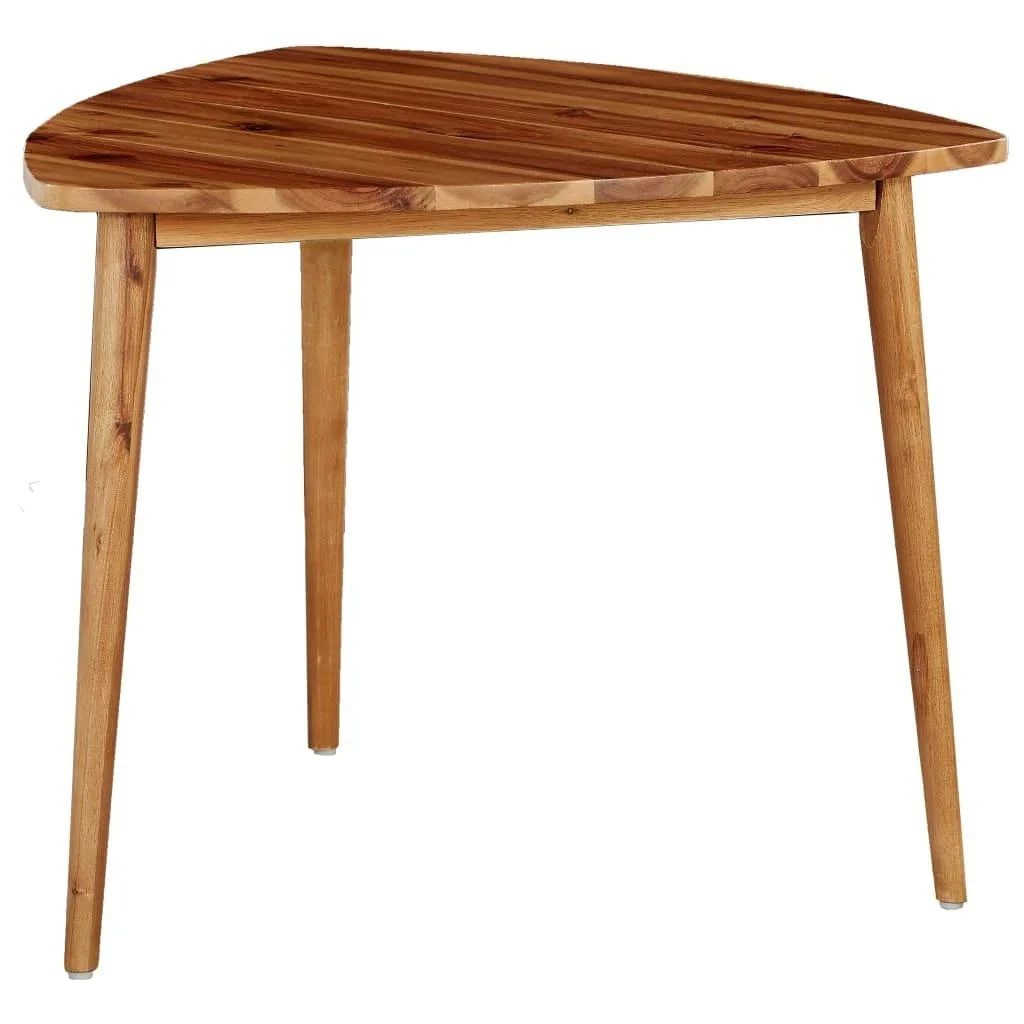 2 Stück Tisch Akazienholz massiv - 1