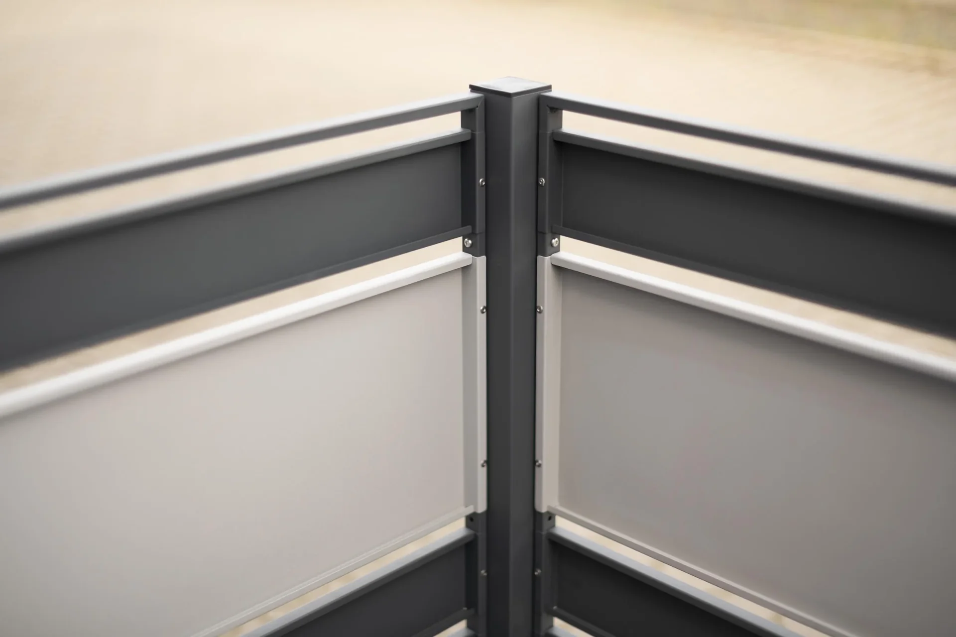 Mülltonnenverkleidung Planum 4er Box, 120 cm, antharzit - 6