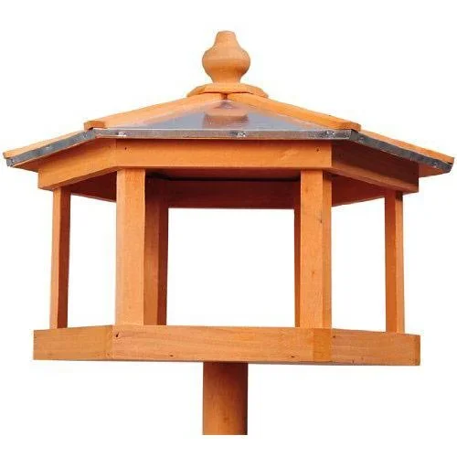 Vogelhaus Vogelvilla mit Ständer und Zinkdach 110x40x40 cm - 0