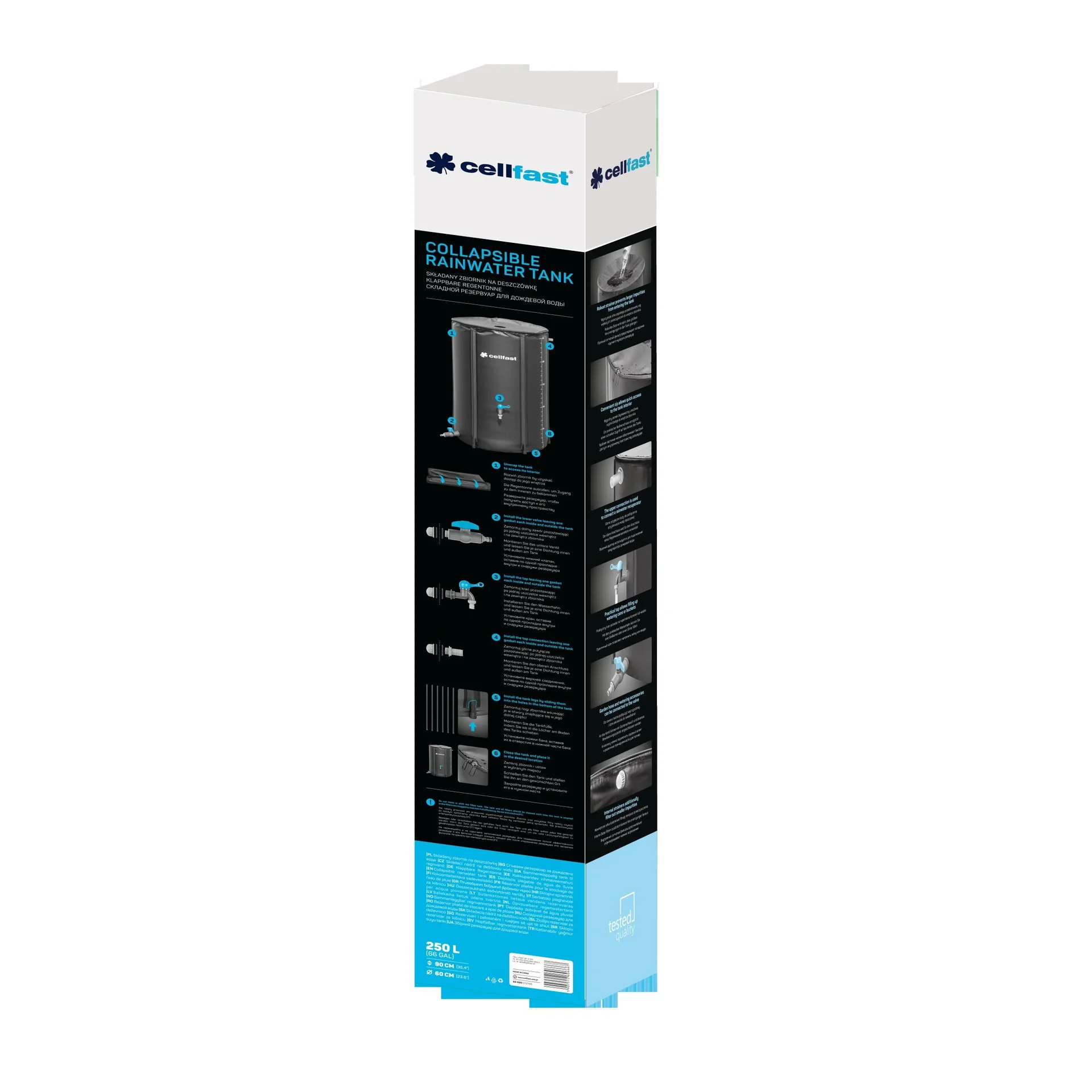 Klappbare Regentonne 250L - 1