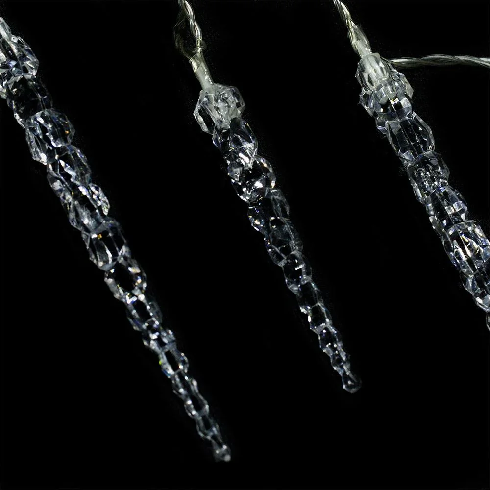 Weihnachts-Eiszapfen-Lichterkette 40 LED's 10,5m - 1