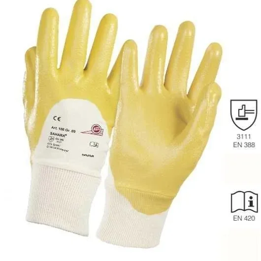 Nitril Arbeitshandschuh, Größe 10, 3 Paar - 0