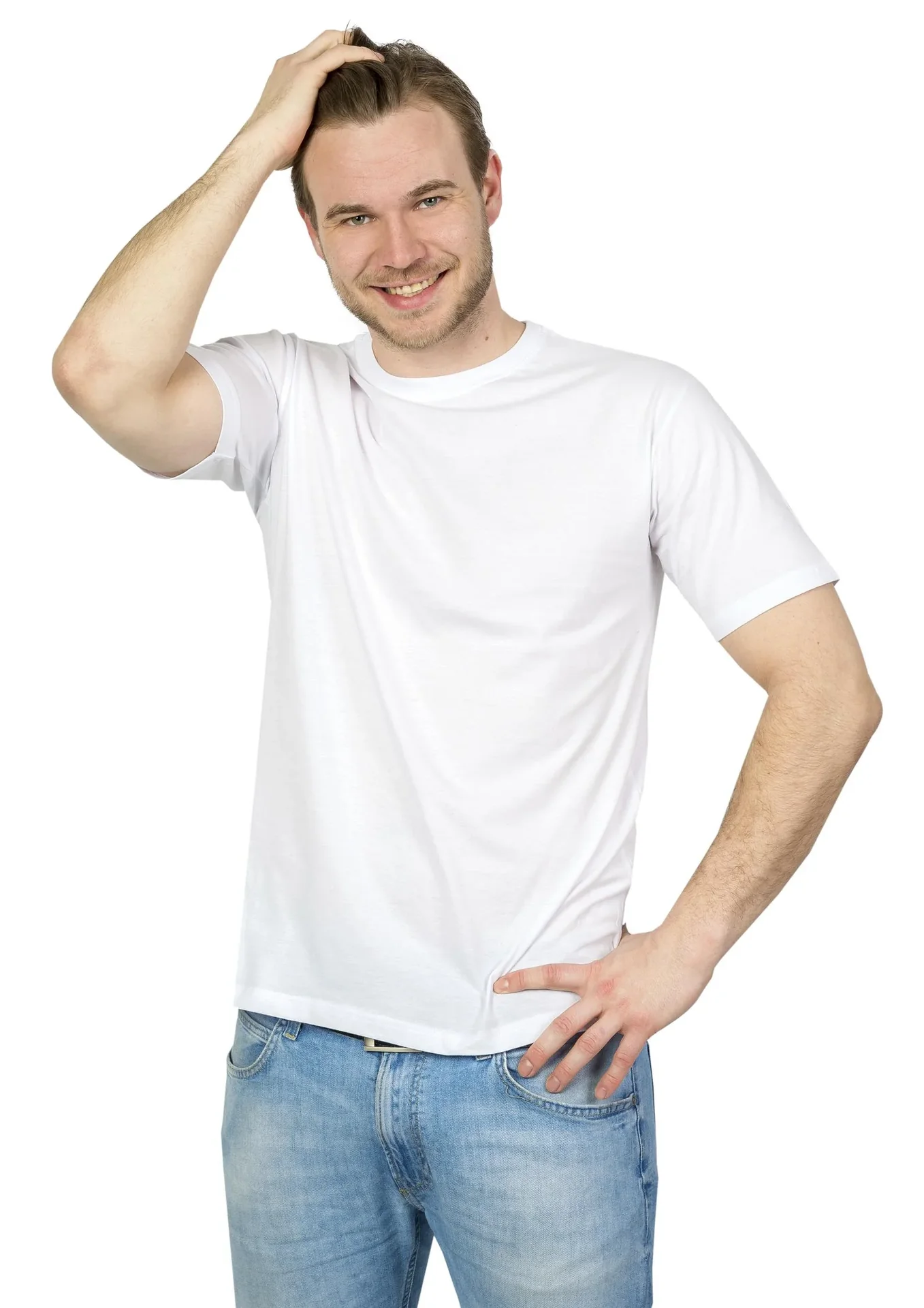T-Shirts im Doppelpack, Farbe weiß, Gr.S - 2