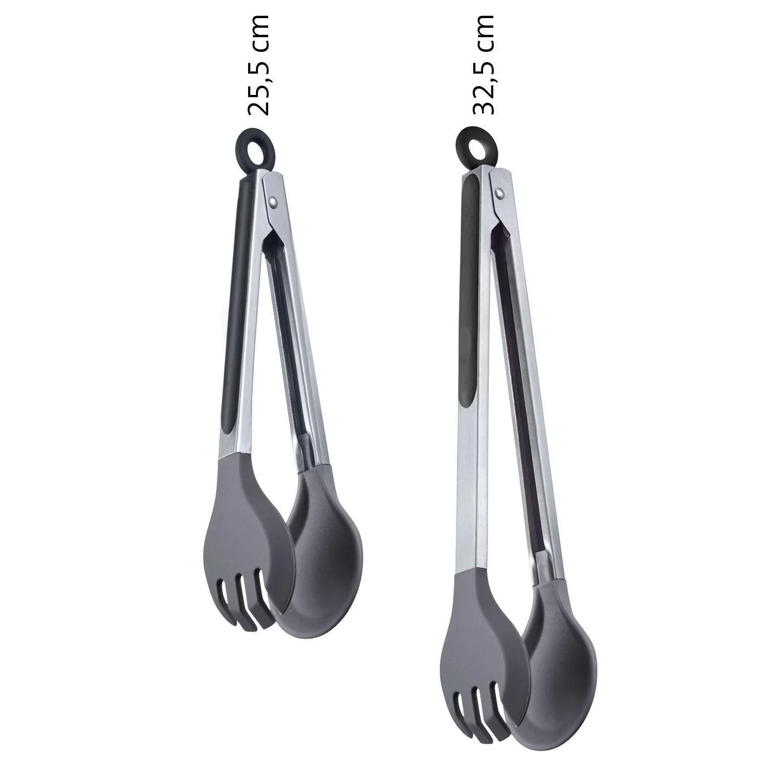 Buffetzange Round 25,5 cm, Edelstahl-Silikon - 4