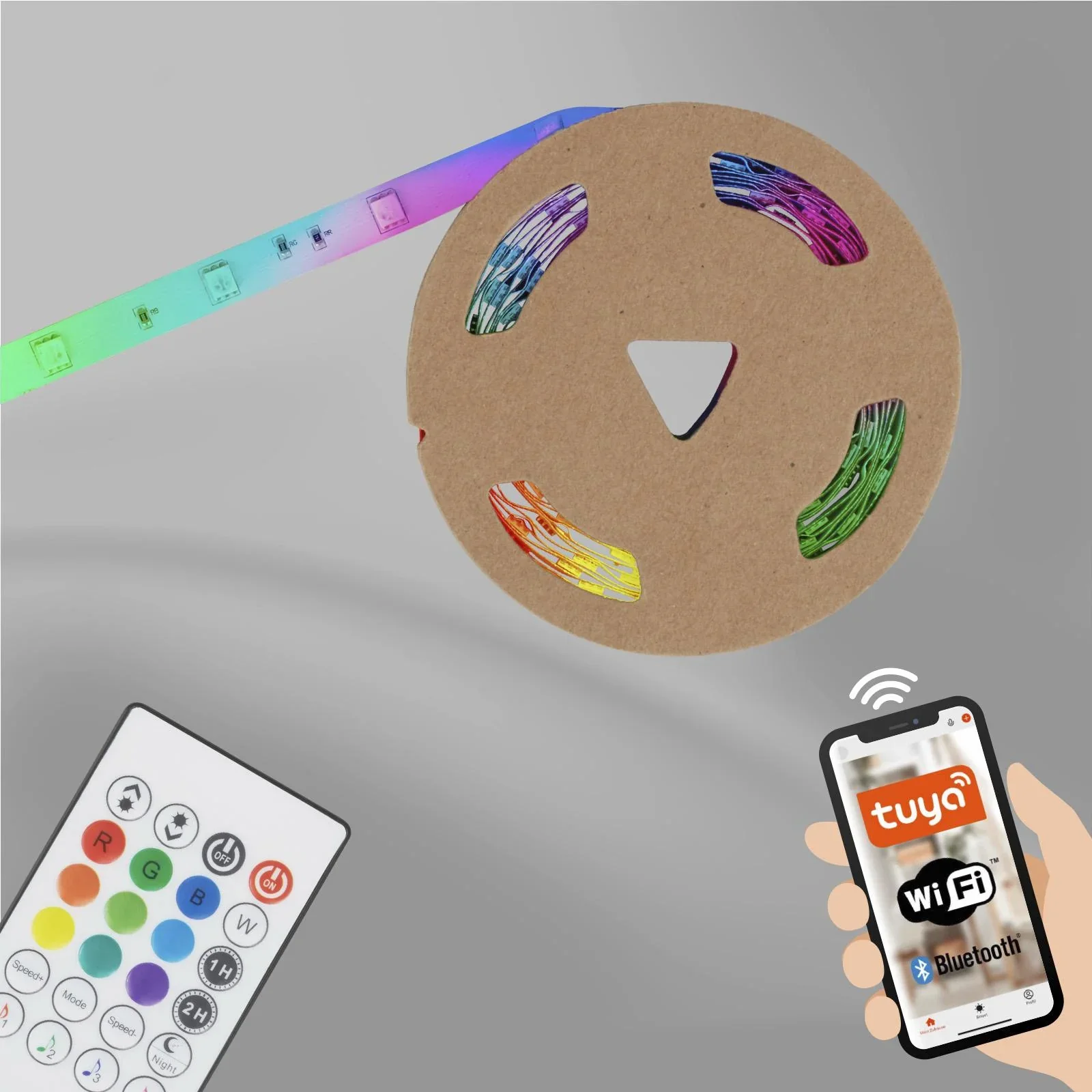 MAGIC SMART RGB-LED Flexband, 5m, 150 RGB-LEDs, WiFi + Bluetooth fähig - 1
