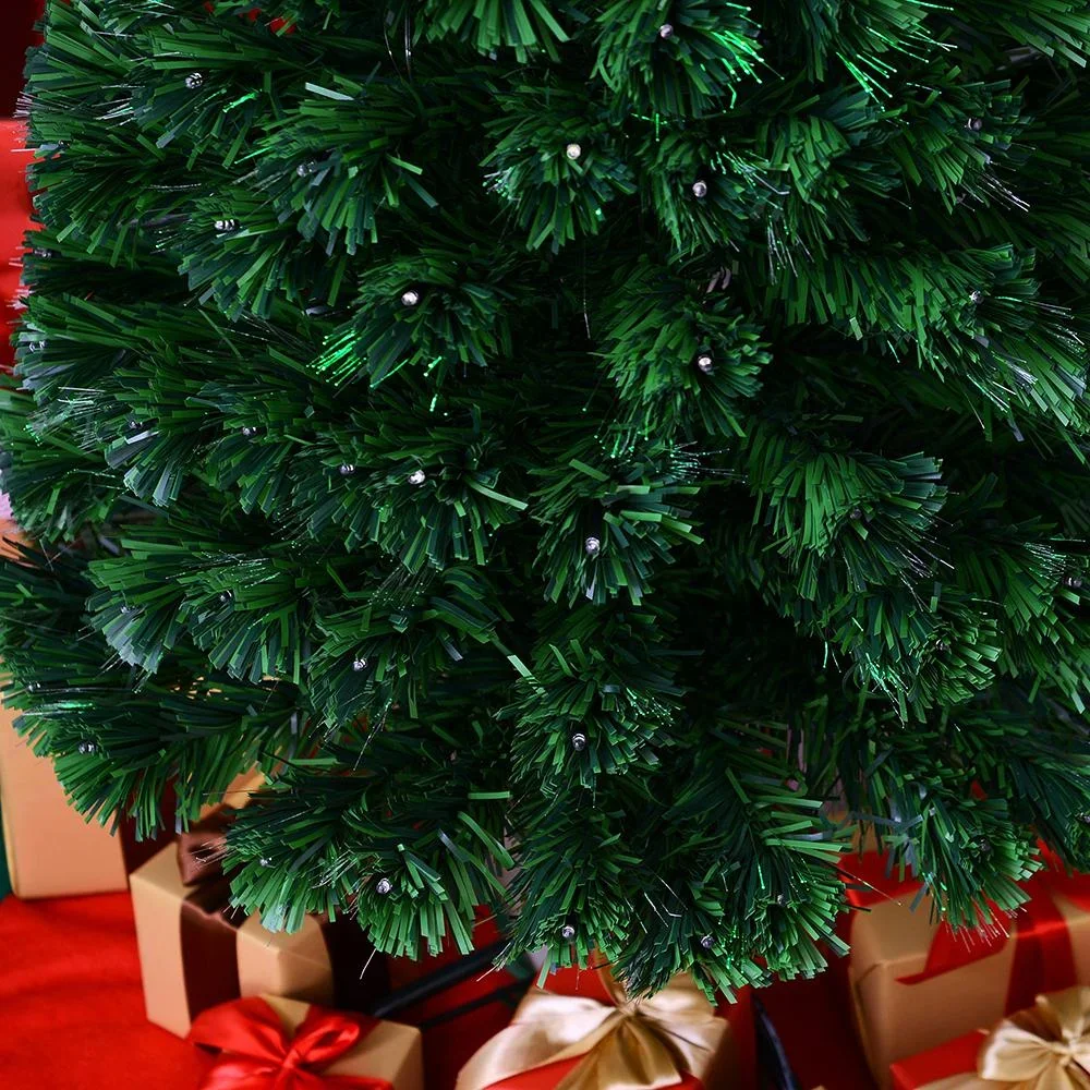 Weihnachtsbaum Tannenbaum 130 LEDs Stern Grün H120cm - 1