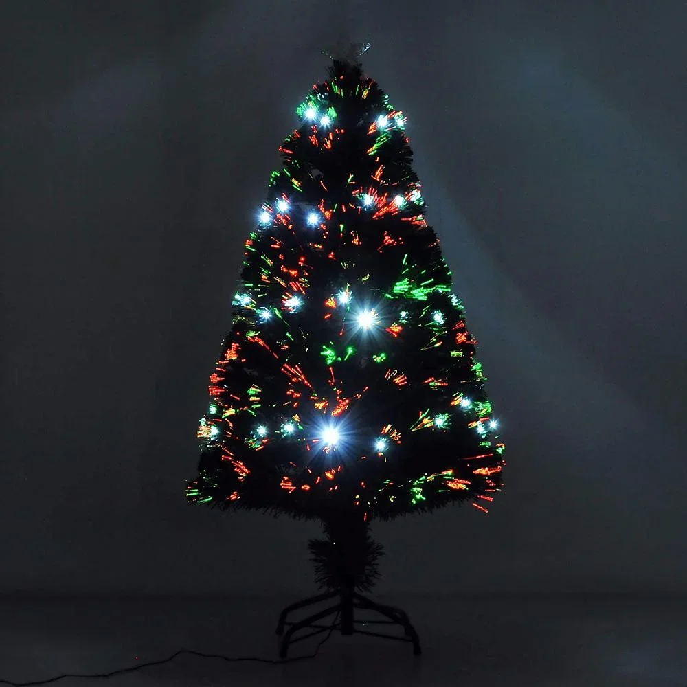 Weihnachtsbaum Tannenbaum 130 LEDs Stern Grün H120cm - 5