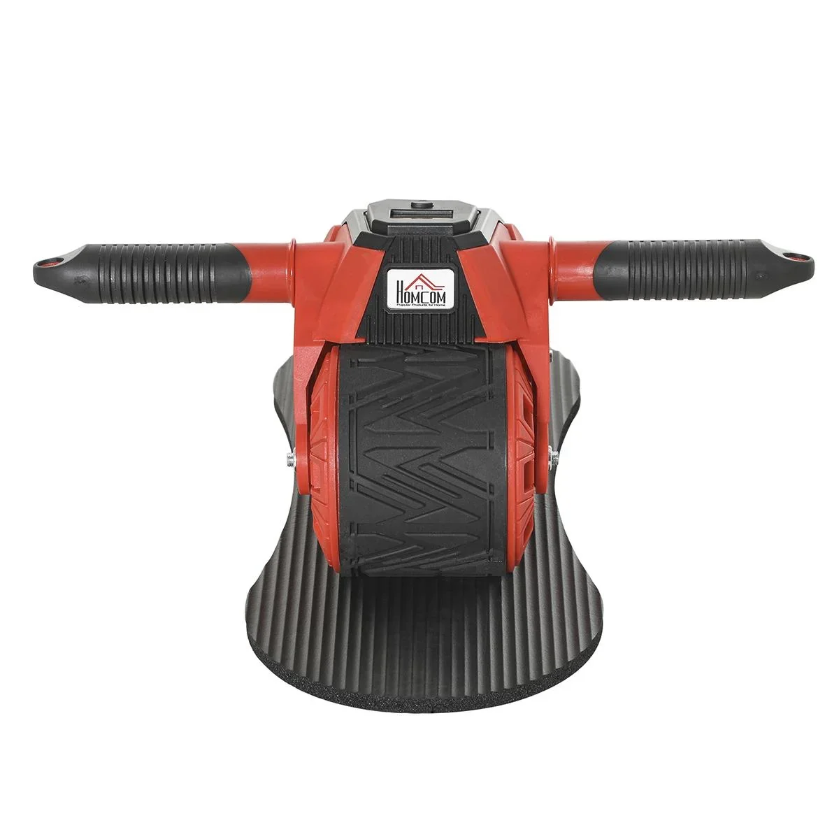 AB Roller Bauchtrainer Bauchroller Bauchmuskeltraining inkl. Kniematte Display ABS Gummi Rot 40 x 25 x 16 cm - 1