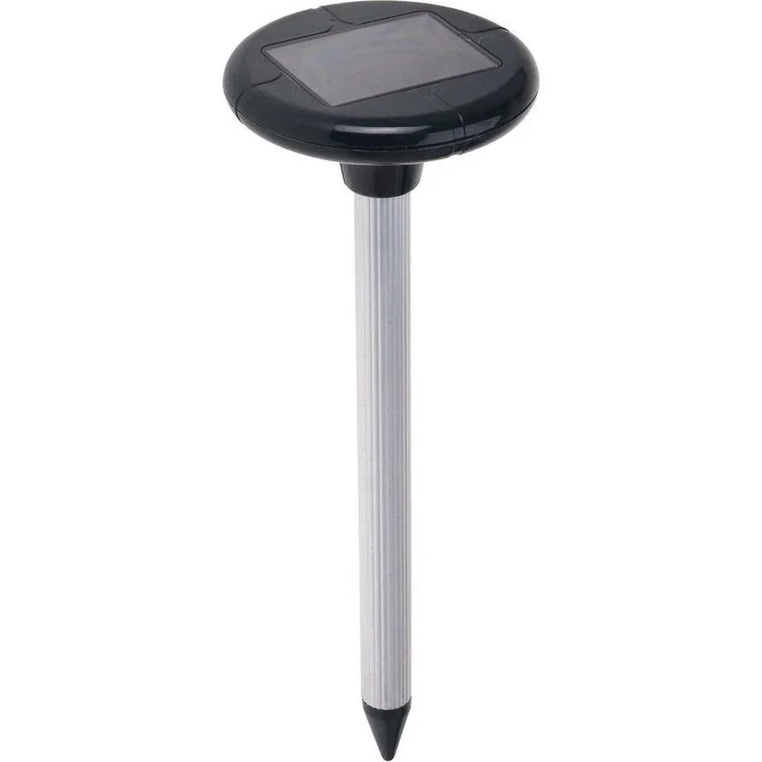 Pro Garten Mollen Abschreckung Solar Led 44,5 X 15,5 cm Abs Silber - 0