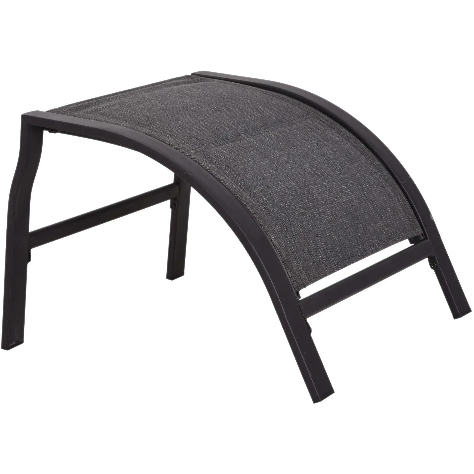 5 tlg, Gartengarnitur Gartensitzgruppe Gartentischset Gartenliege gepolstert Schwarz 2 x Sessel 2 x Hocker 1 x Tisch - 1