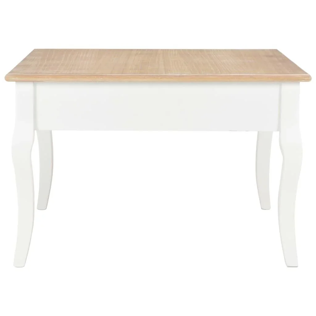 Couchtisch 80x80x50 cm Holz weiß - 2