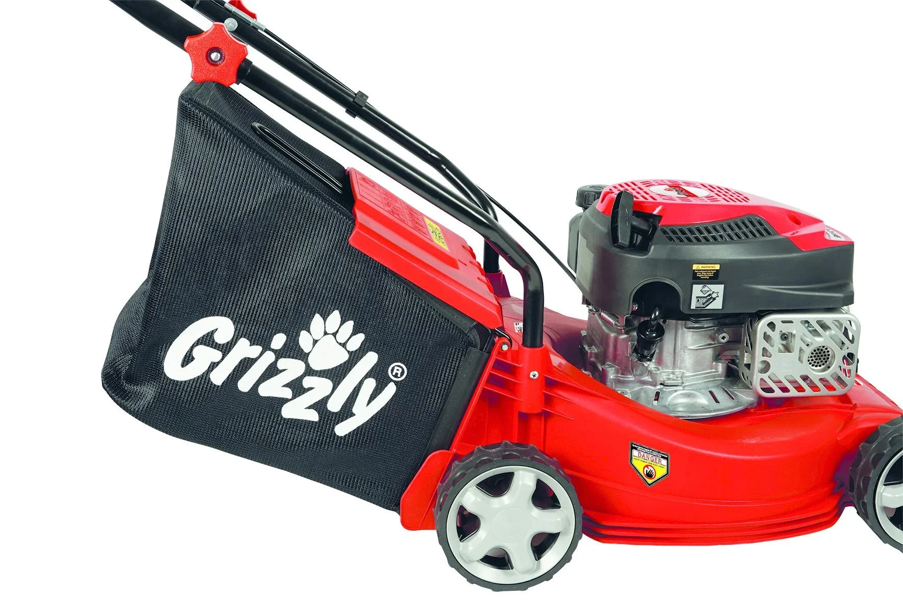 Benzin-Rasenmäher mit 40L-Auffangbehälter - 4-Takt - 2,6 PS - 40 cm Schnittbreite - 600m² - BRM 4013 - 1