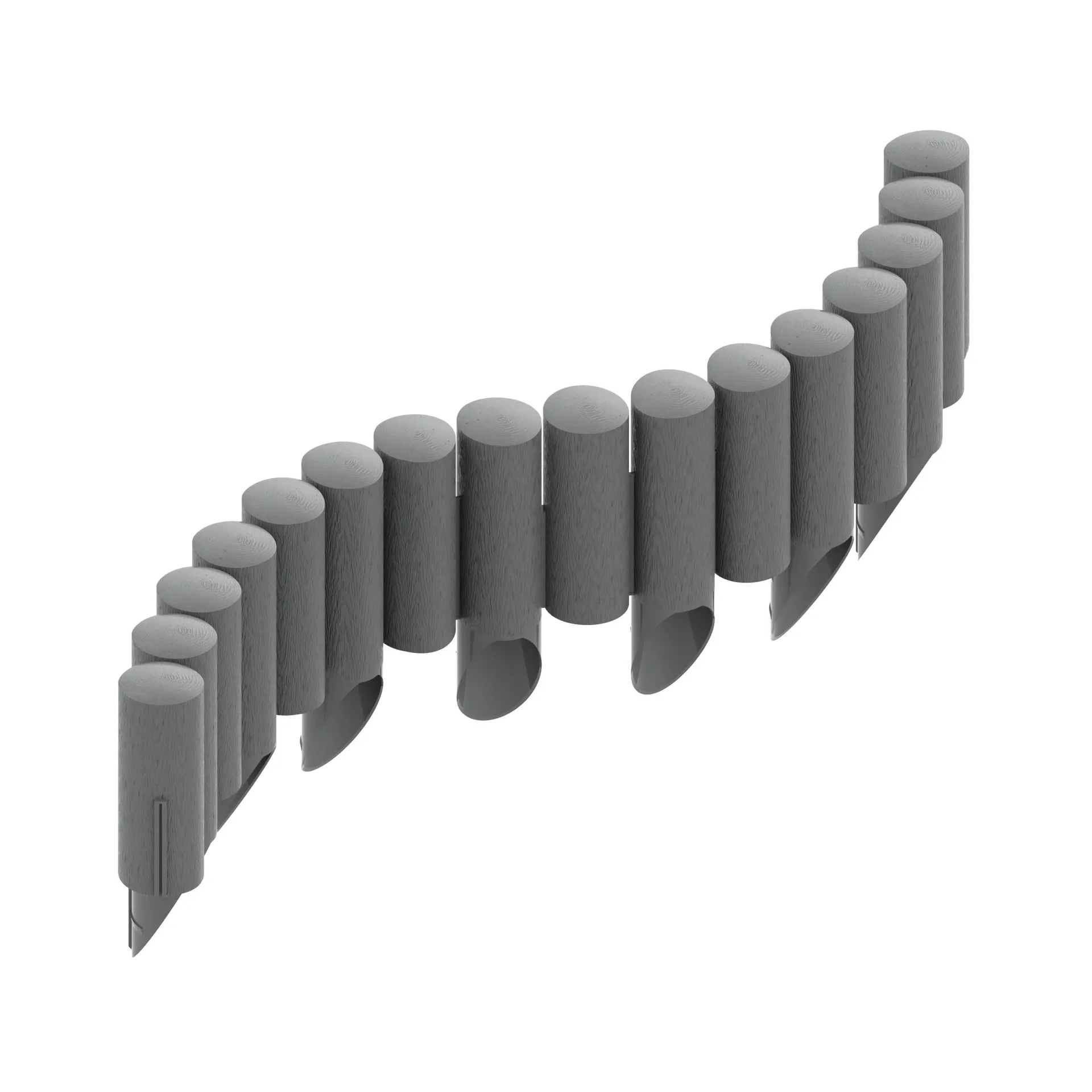 Gartenpalisade STANDARD Anthr.Höhe 25,5cm, Länge 2,3m - 0