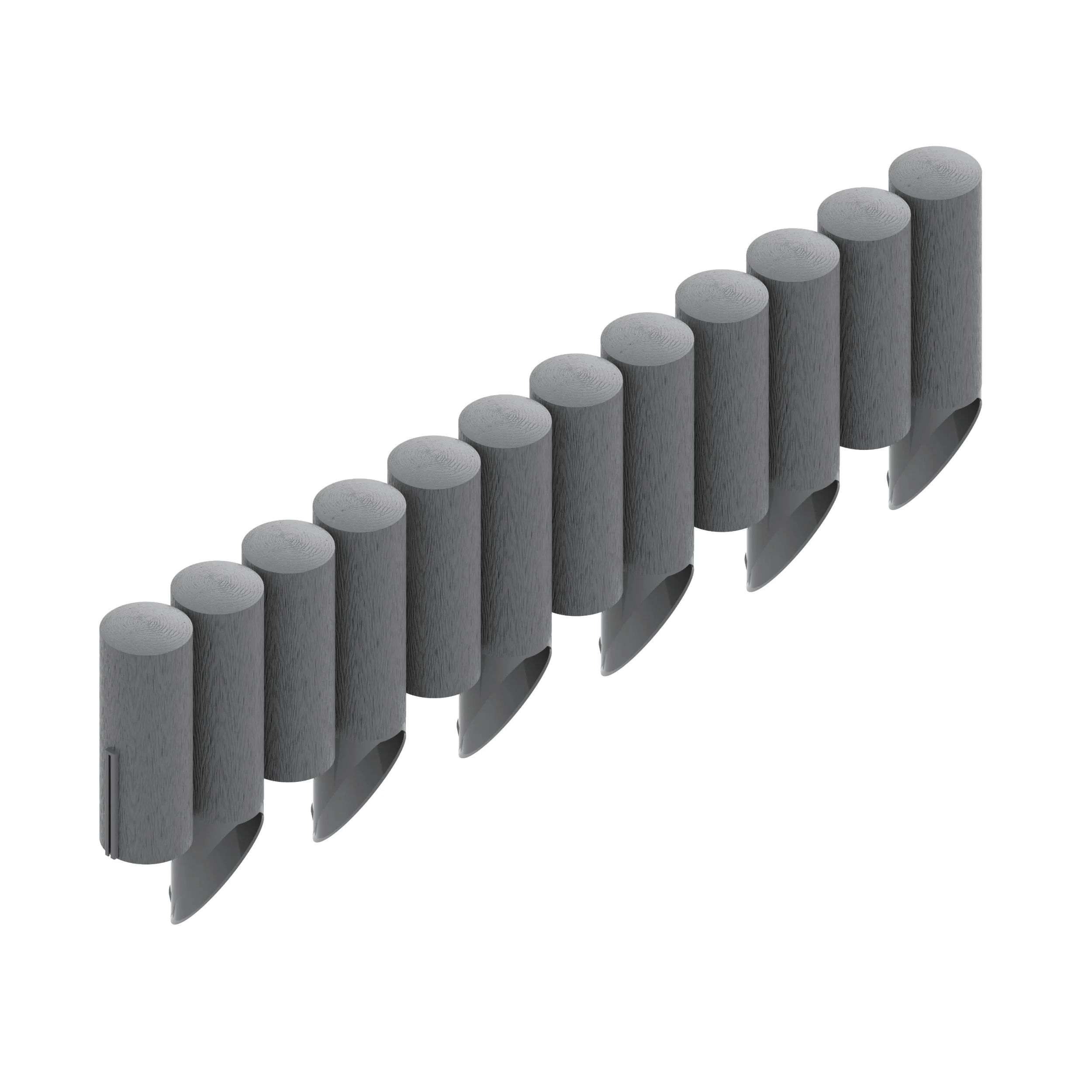 Gartenpalisade STANDARD Anthr.Höhe 25,5cm, Länge 2,3m - 4