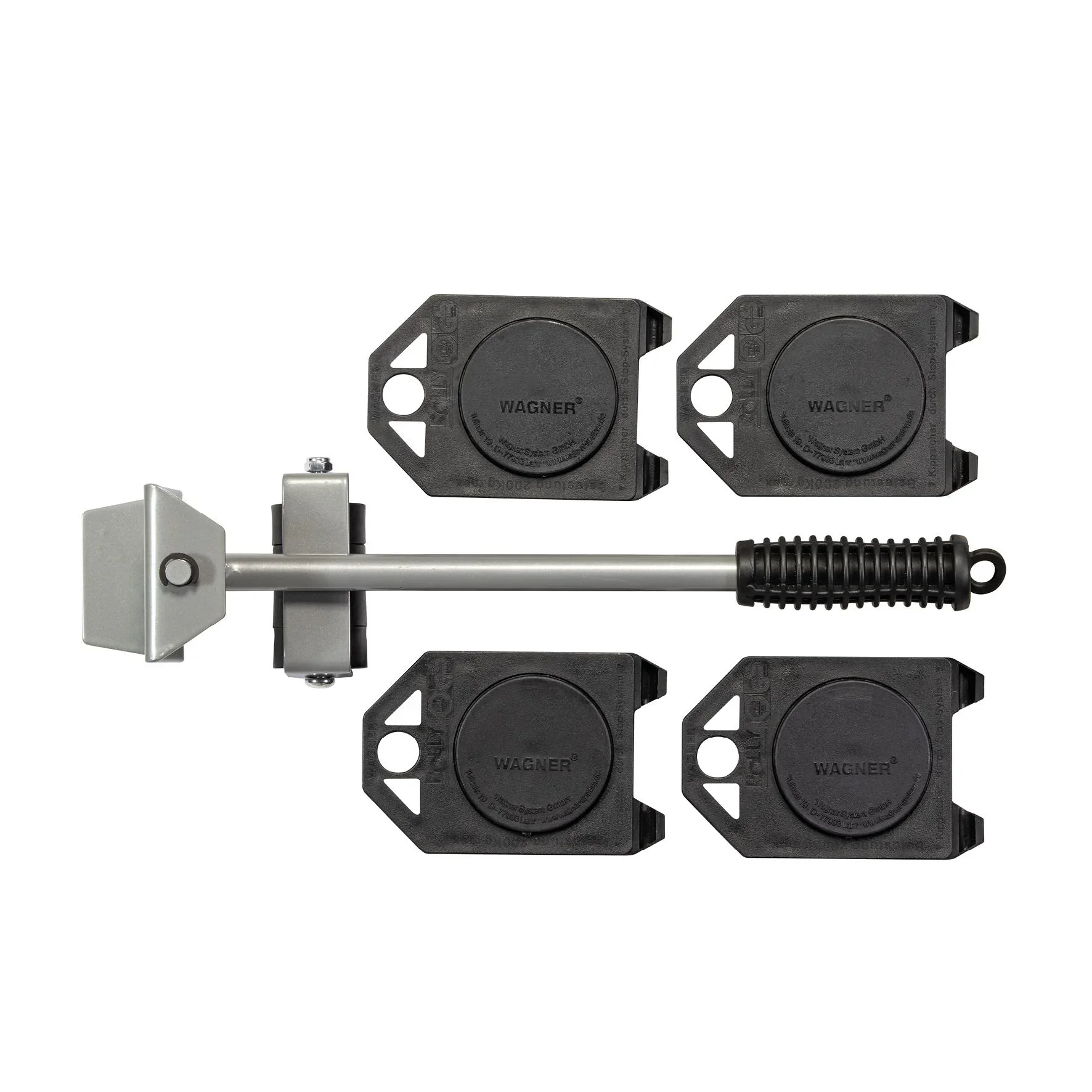 Transporthilfen Set MM 3113, 800 kg Tragkraft, Möbelheber, Lifter + 4 Roller, TÜV- & GS, kippsicher, Drehteller - 4