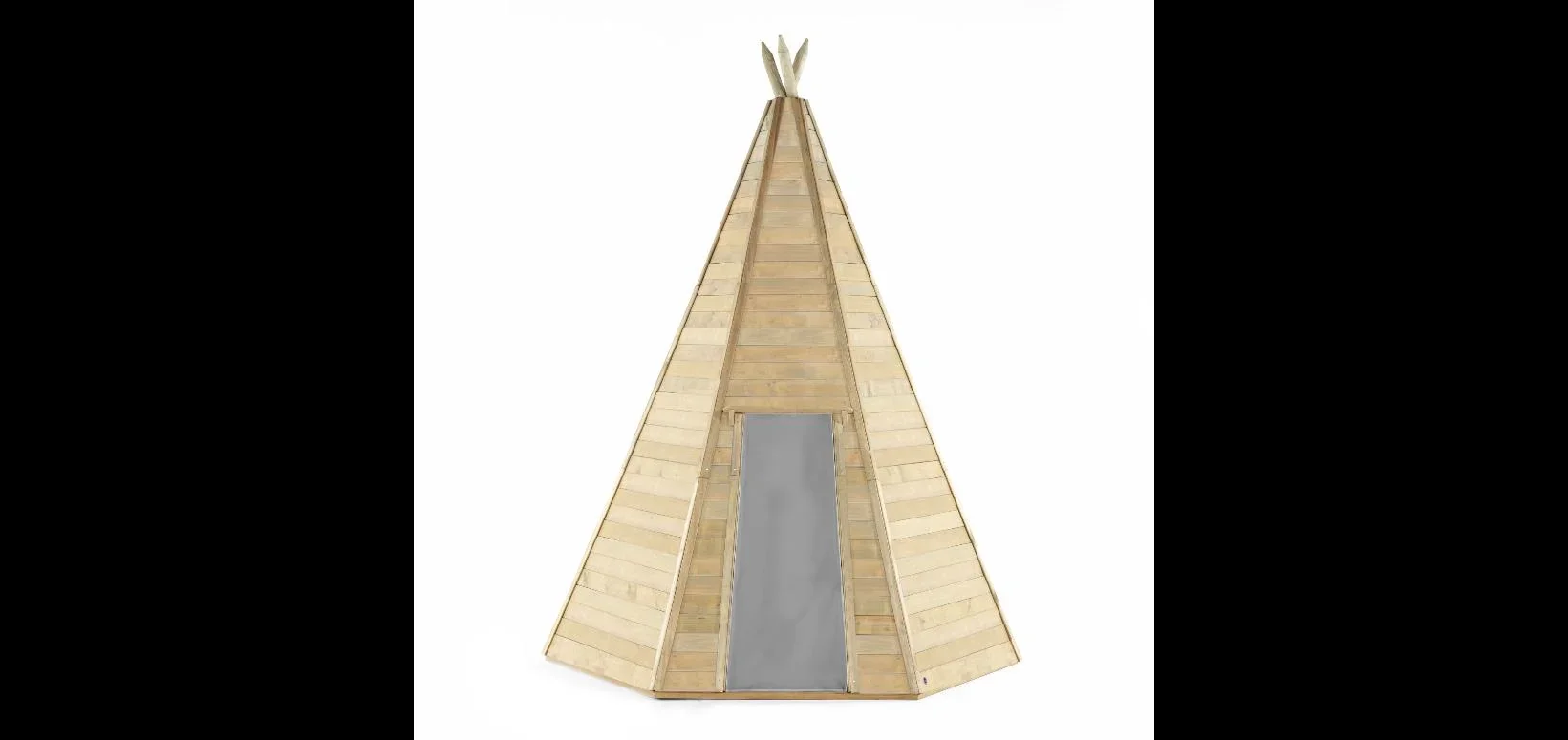 Holz Tipi Hideaway 330, Outdoor-Tipi für Kinder aus Holz, Spielzelt, 3,30 m hoch, natur - 2