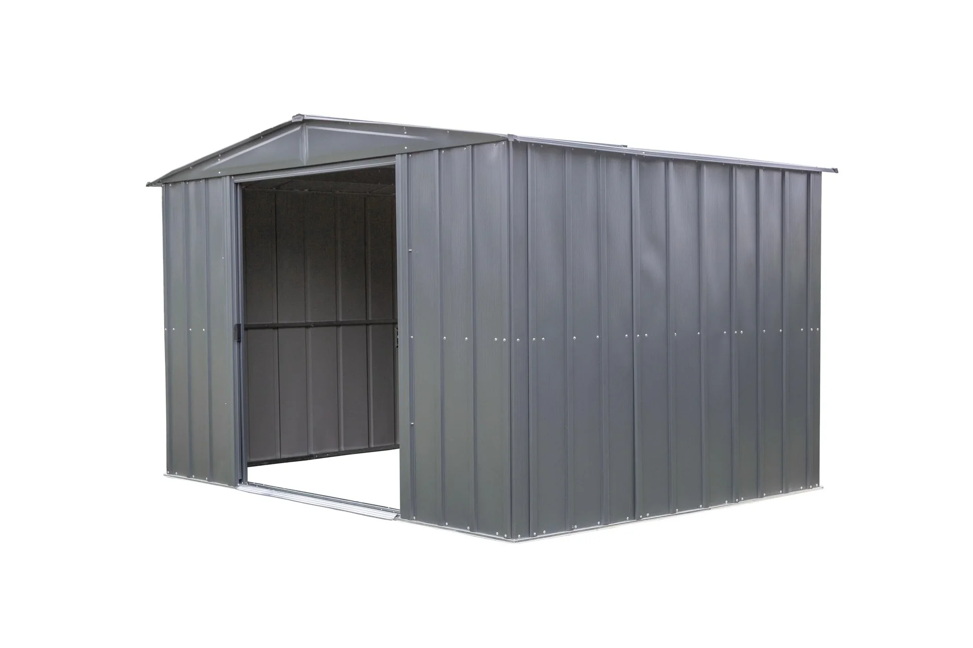 Metallgerätehaus, grau, 313x242x198 cm - 2