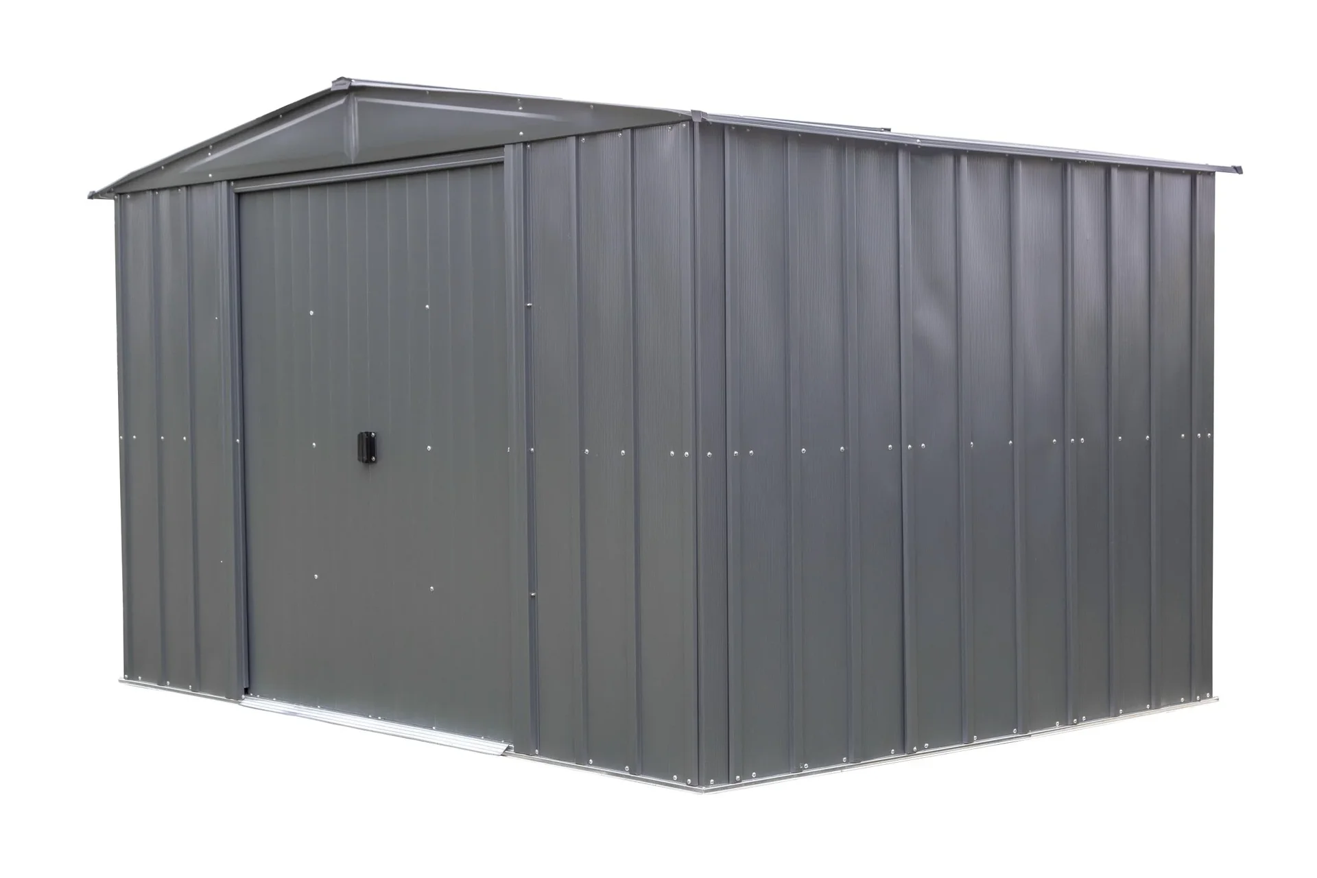 Metallgerätehaus, grau, 313x242x198 cm - 3