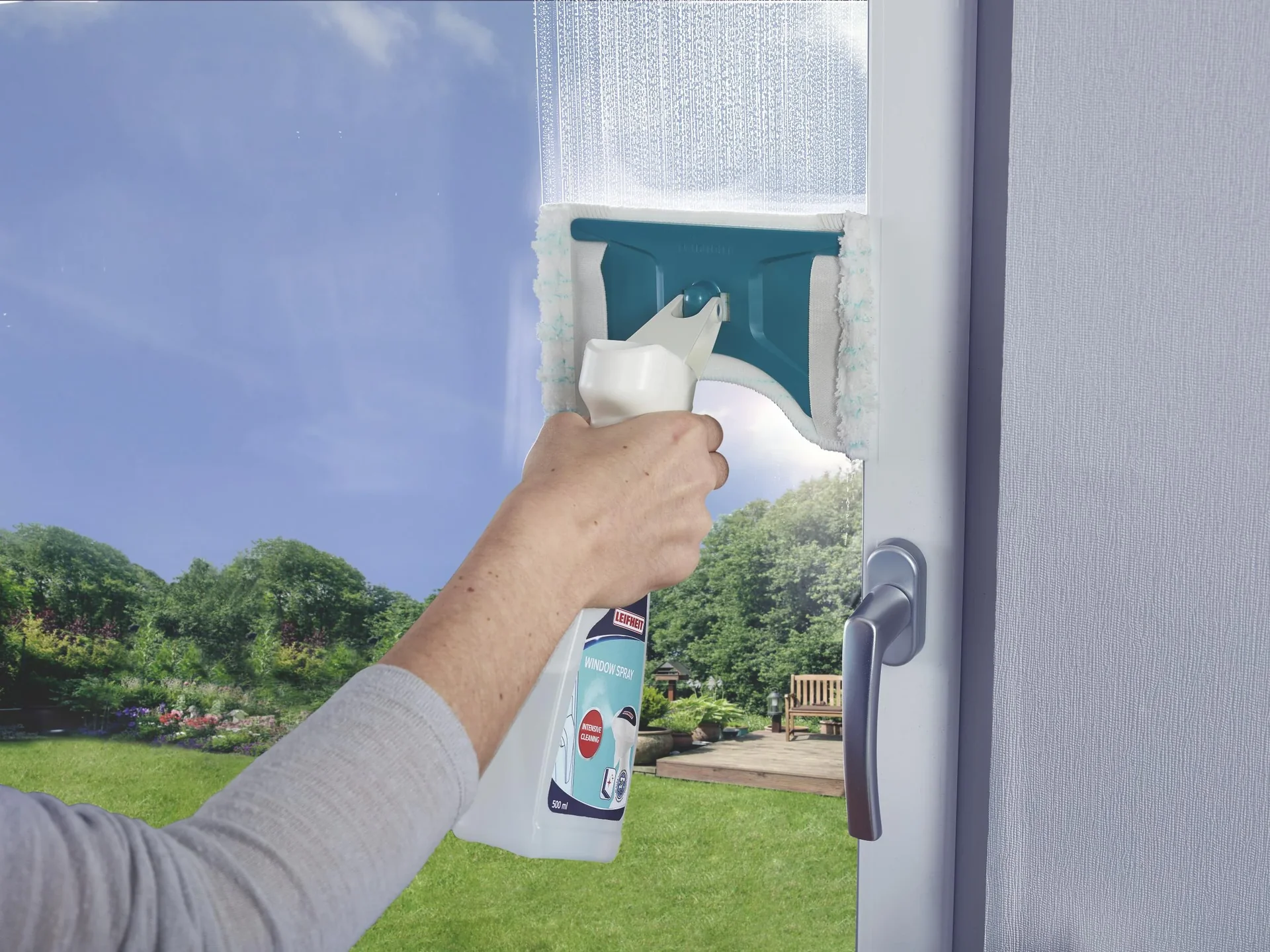 Fenster-Sprühwischer mit Pad, 500ml - 2