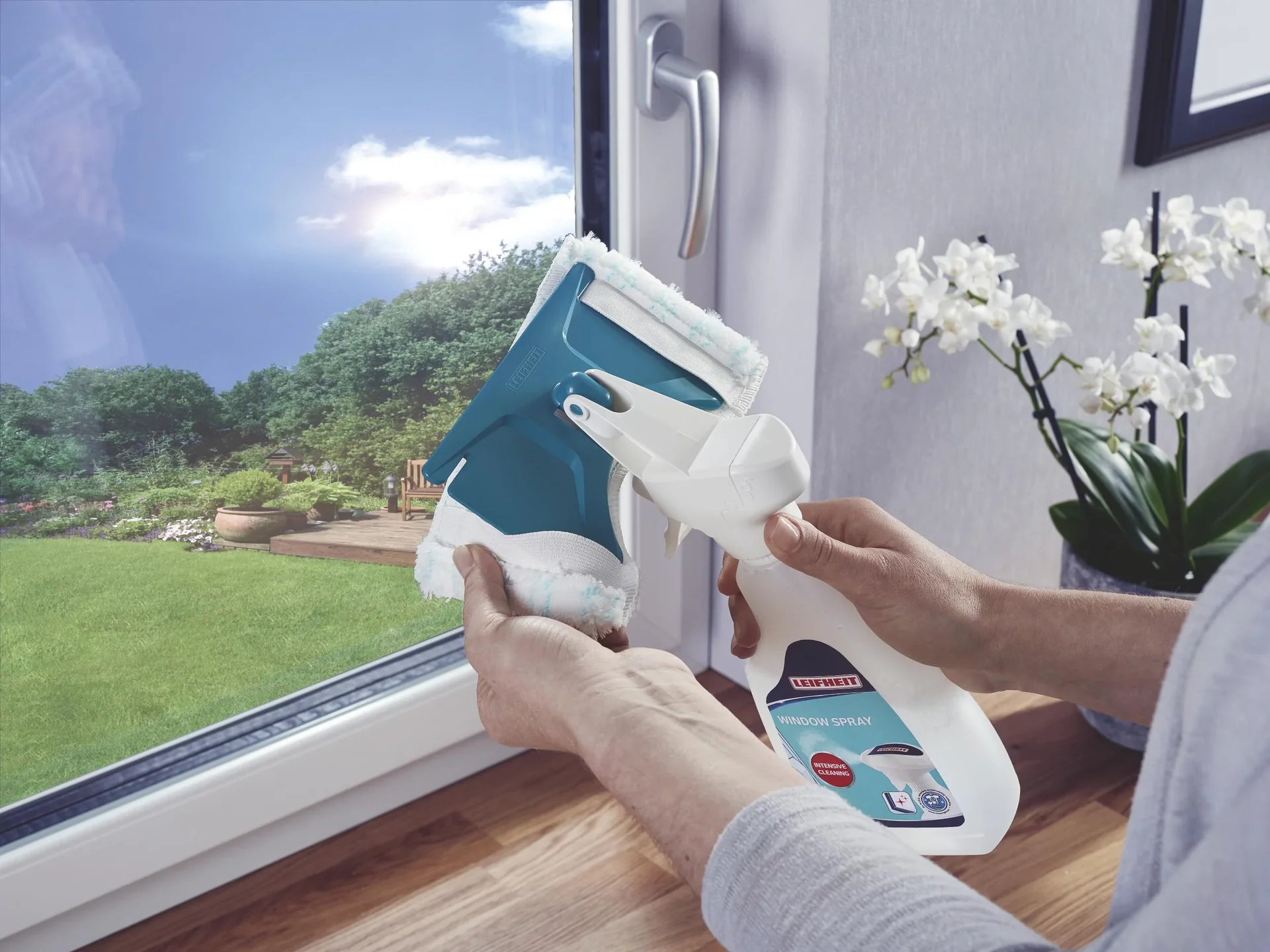 Fenster-Sprühwischer mit Pad, 500ml - 5